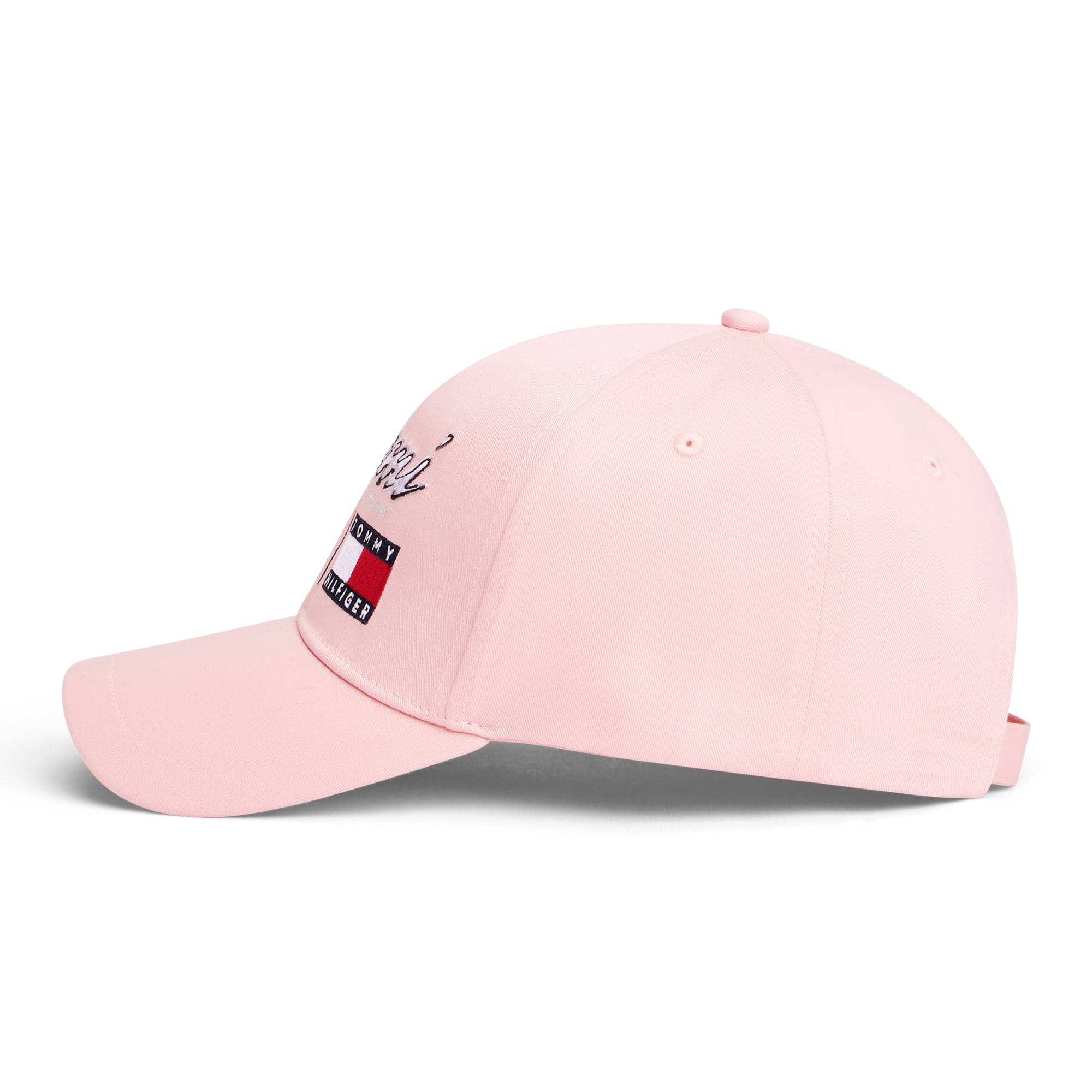 Unisex Tommy Hilfiger x Cadillac F1 Team Pink Miami Logo Adjustable Hat