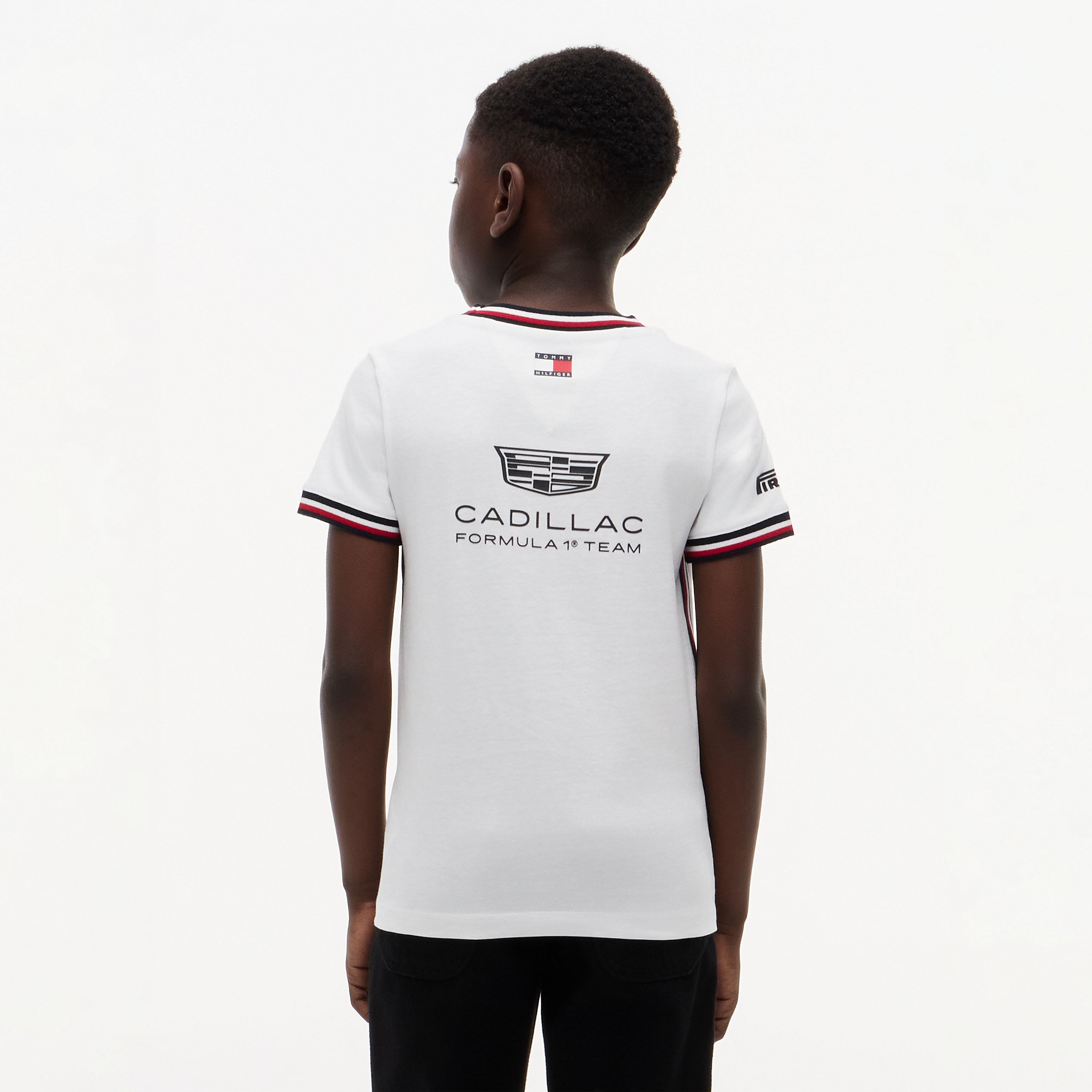 Youth Tommy Hilfiger White Cadillac F1 Team Replica T-Shirt