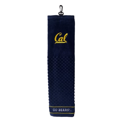 Cal Bears 16" X 22" Tri-Fold Embroidered Scrubber Golf Towel