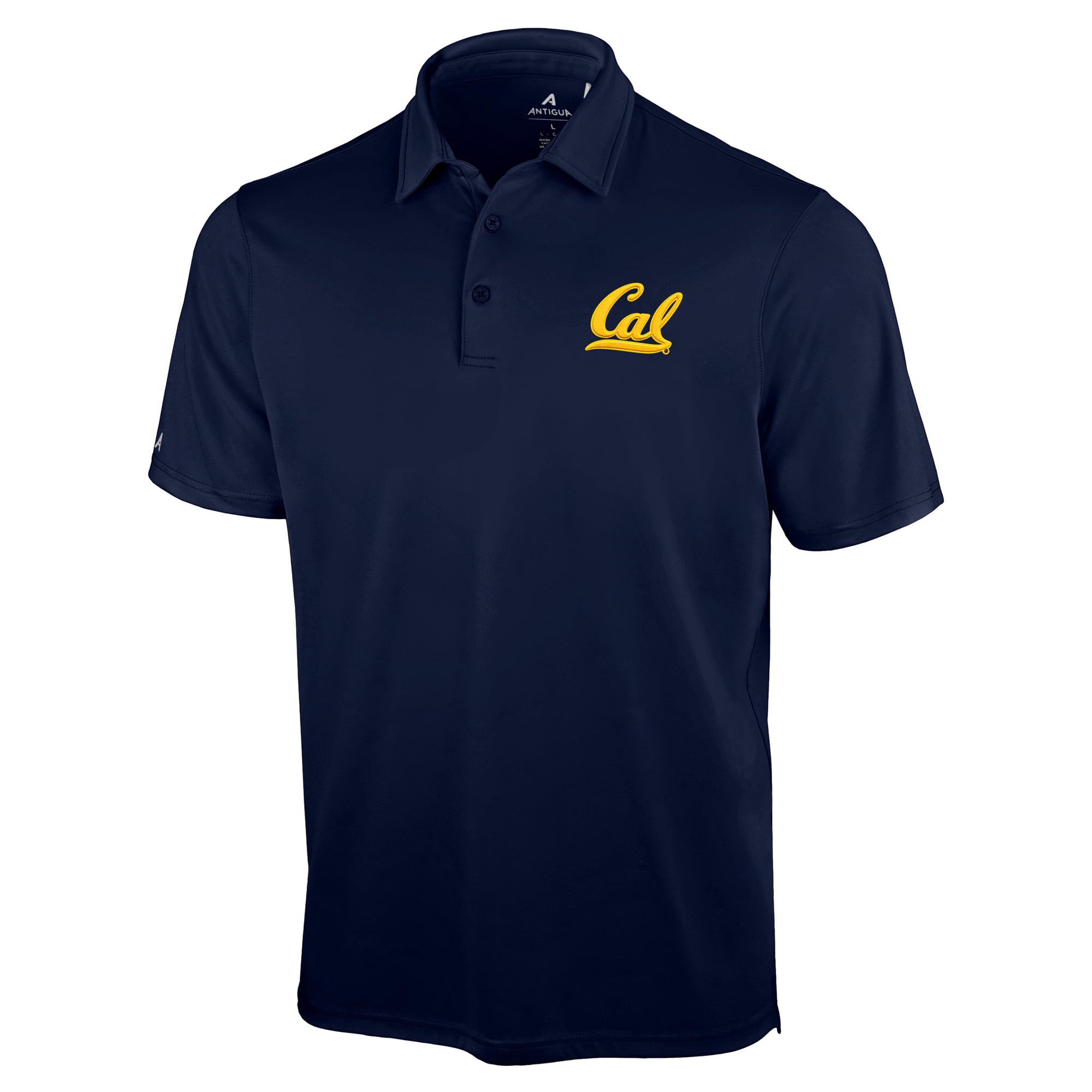 Men's Antigua Navy Cal Bears Unshakeable Solid Polo