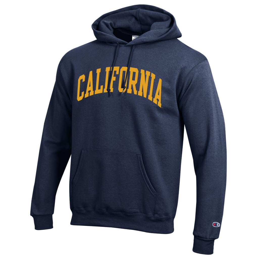 Men's Champion Navy Cal Bears Basic Arch Fleece Pullover Hoodie