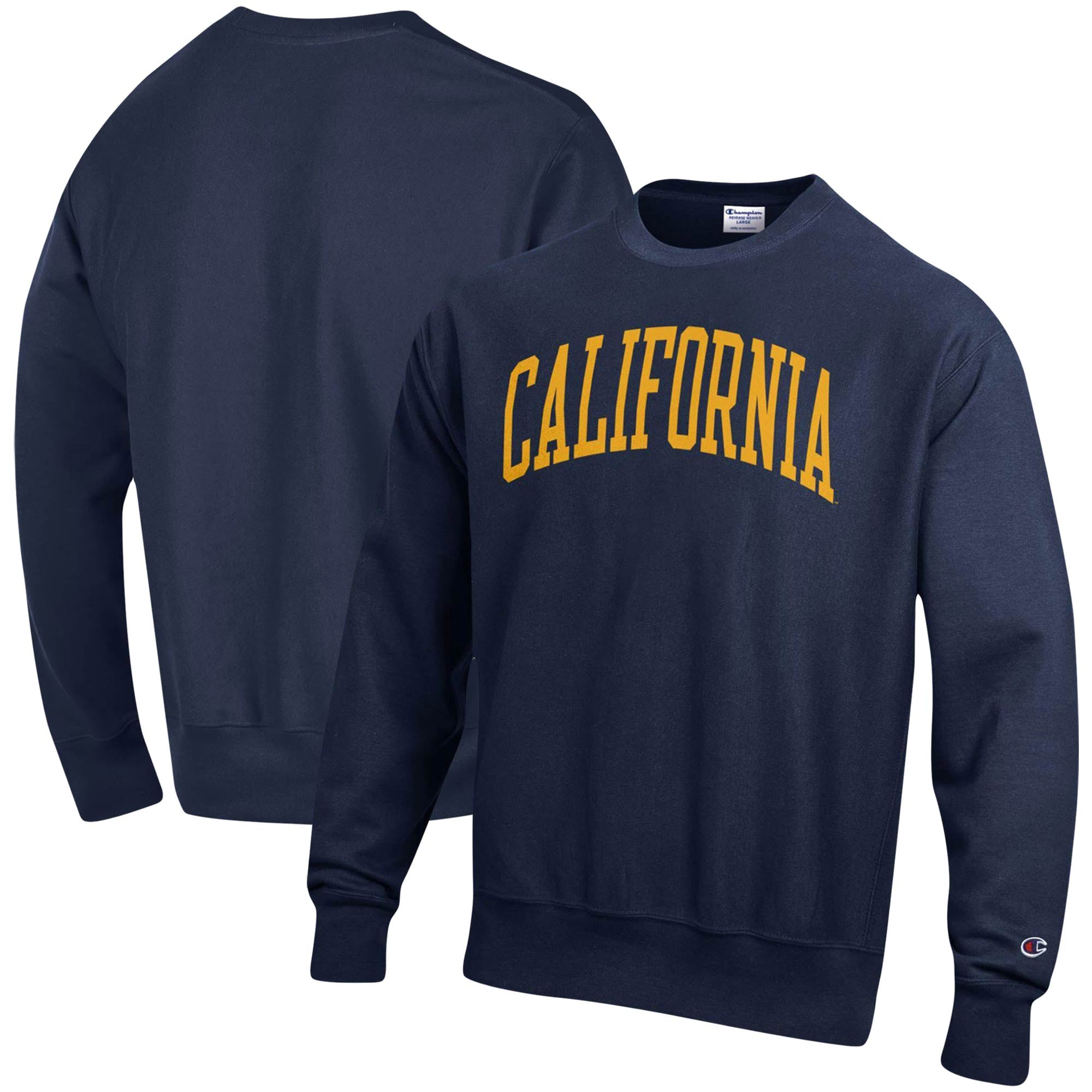 Weave Crew Neck Navy Champion Sweater USNA ISSUE CHAMPION REVERSE 