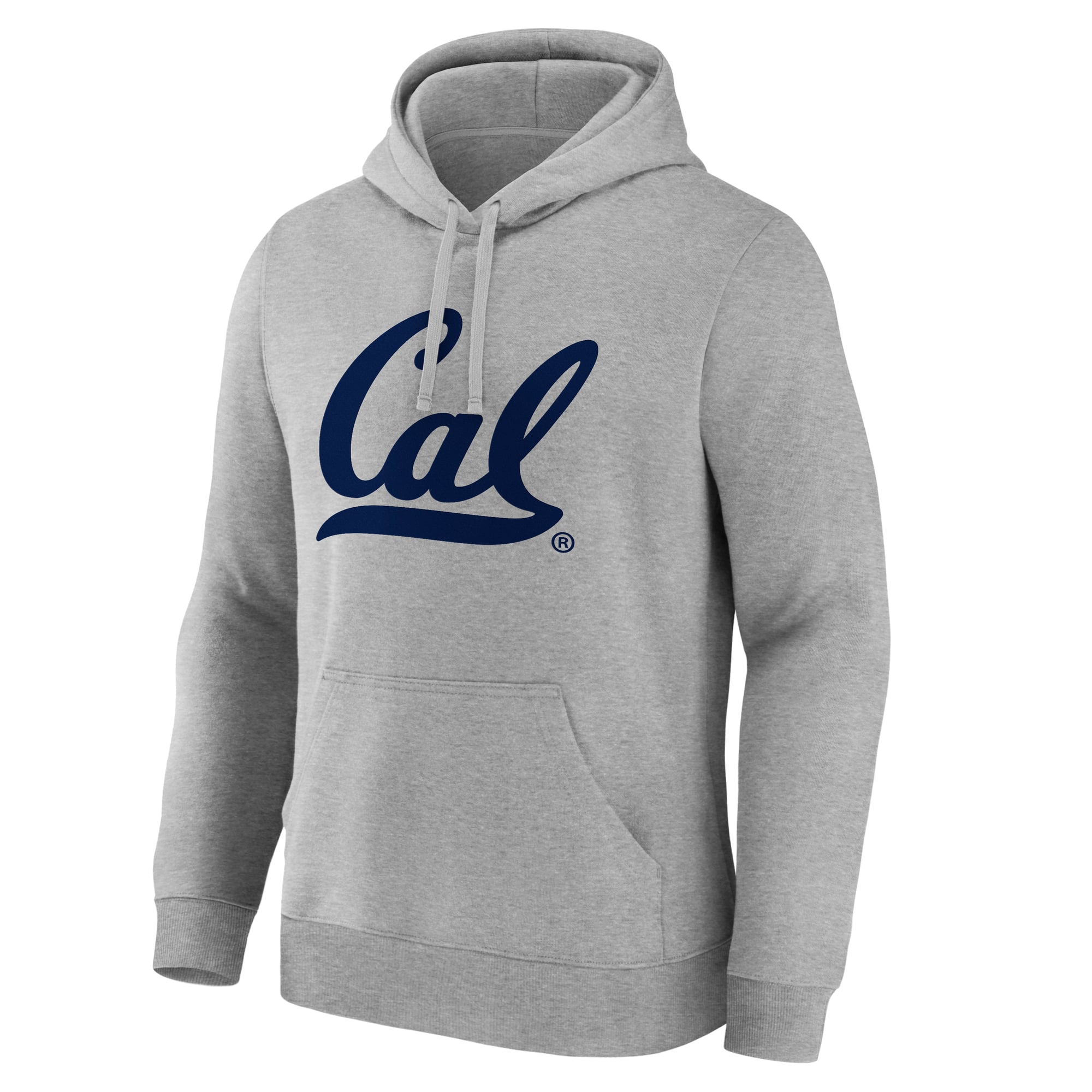Sweat à capuche en polaire gris chiné pour homme avec logo Cal Bears