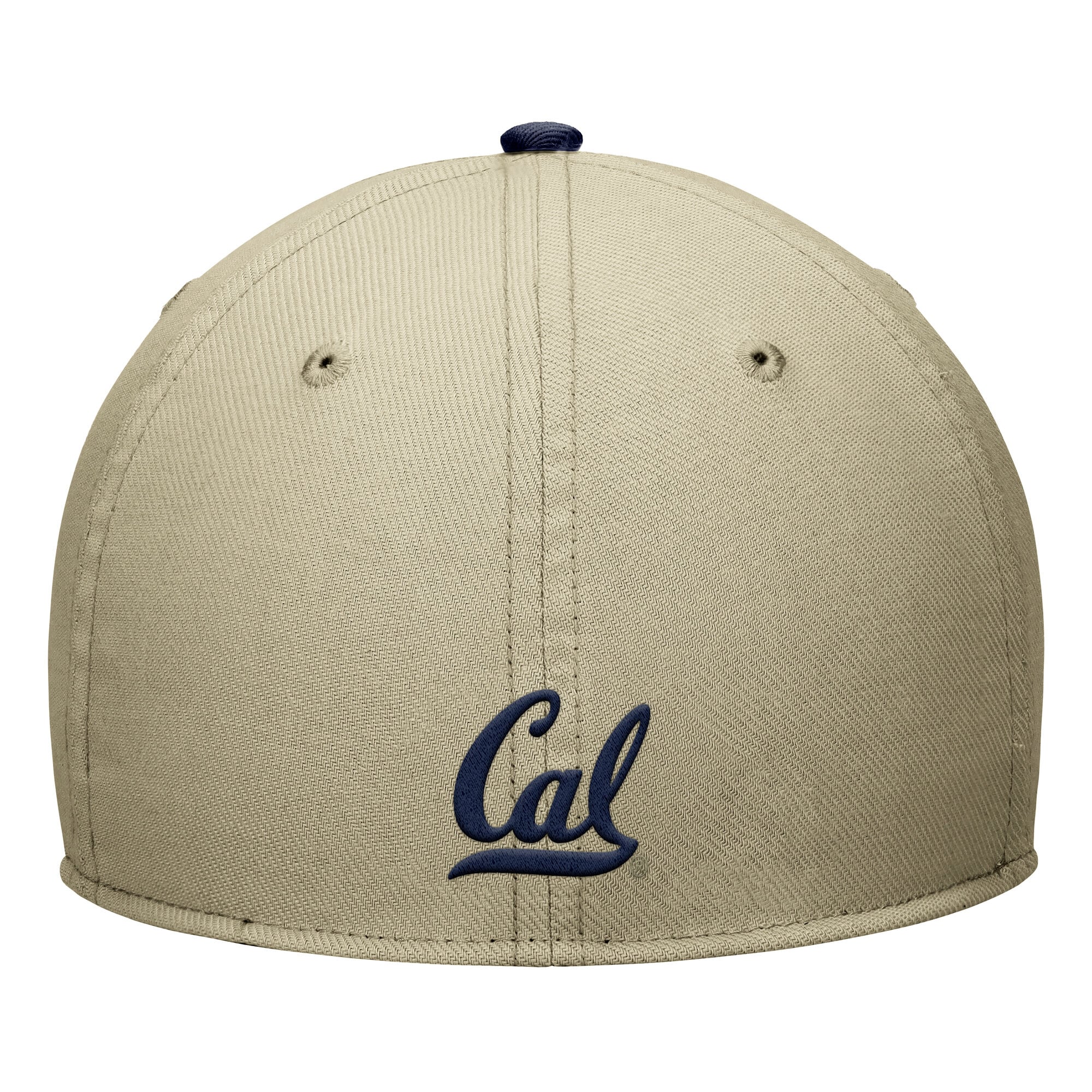 Men's Nike Beige/Navy Cal Bears Dri-FIT SwooshFlex Hat