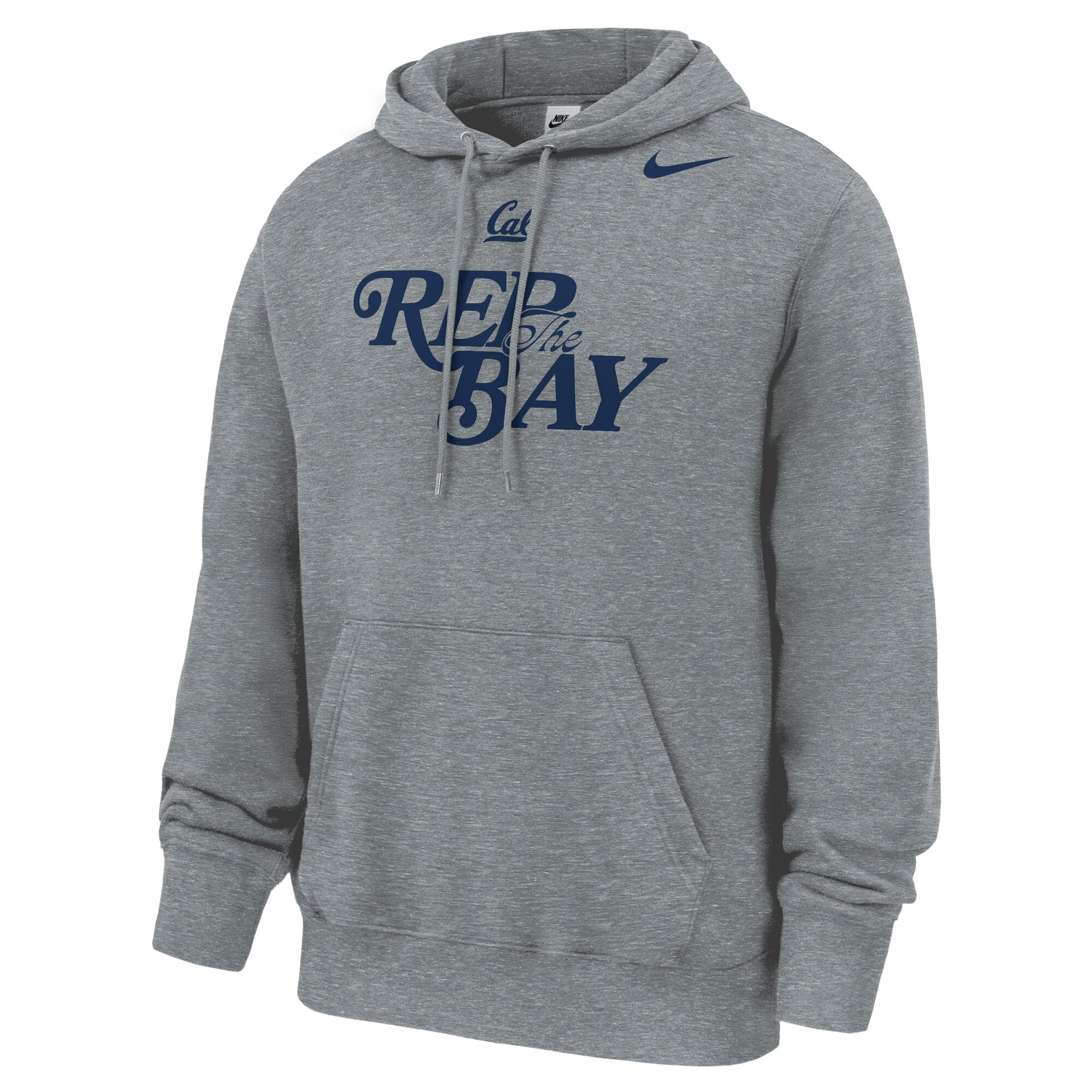 Sweat à capuche en polaire Nike gris Cal Bears Rep the Bay Club pour homme