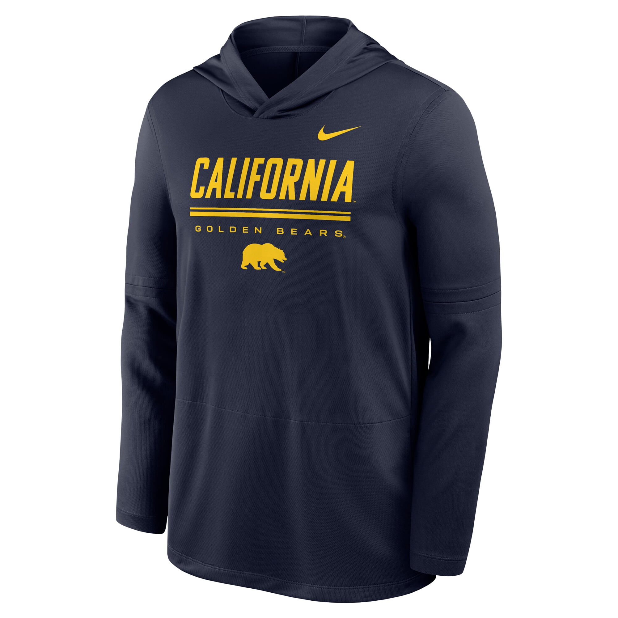 Men's Nike Navy Cal Bears 2026 Sideline Dri-FIT Lightweight Hooded Top