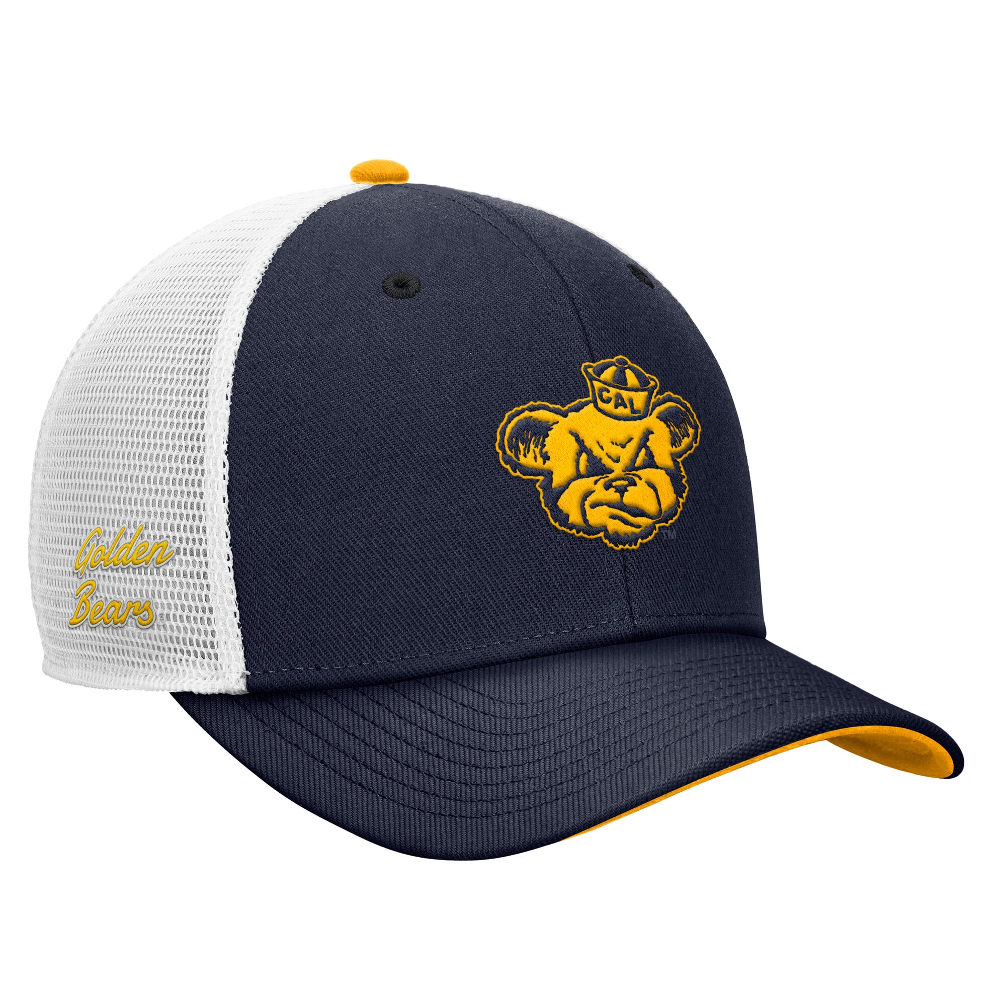 Casquette trucker ajustable Nike bleu marine Cal Bears Legacy Mascot pour homme
