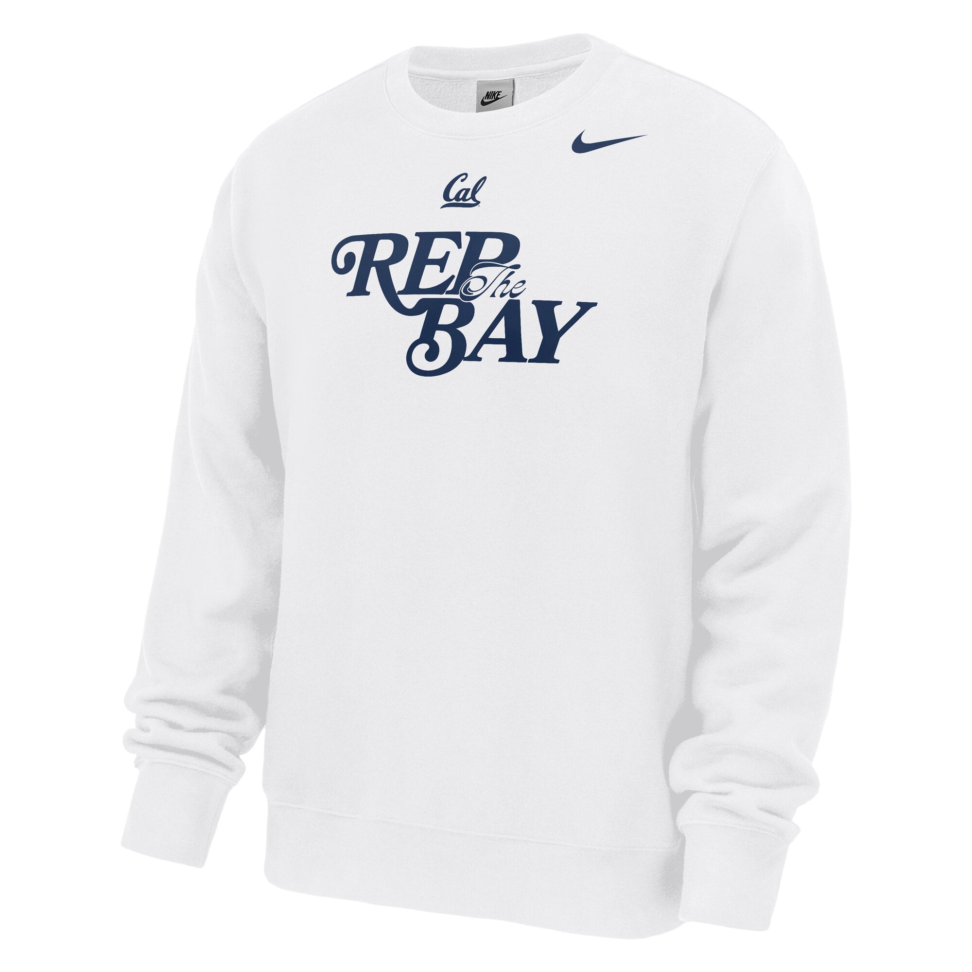 Sweat-shirt polaire Nike blanc Cal Bears Rep the Bay Club pour homme
