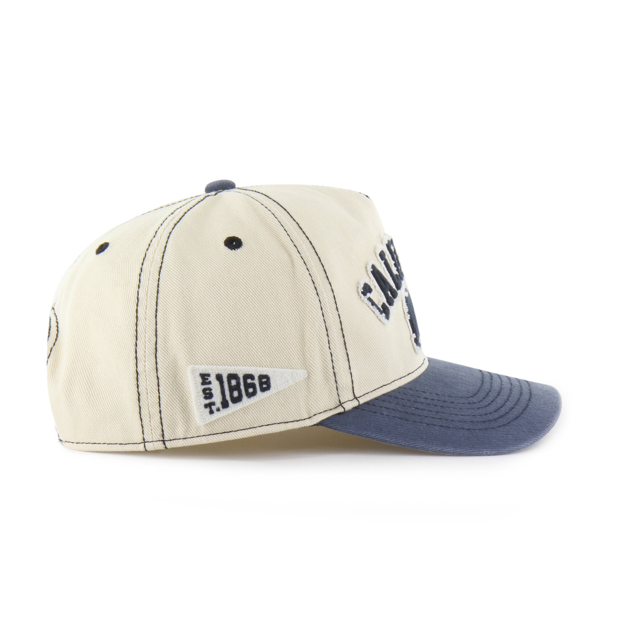 Unisex '47 Tan/Navy Cal Bears Well-Worn Calderwood Hitch Adjustable Hat
