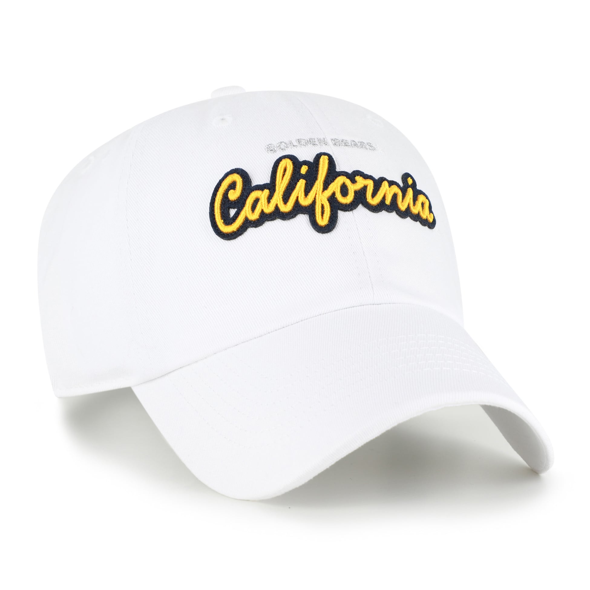 Women's '47 White Cal Bears Trendy Script Clean Up Adjustable Hat