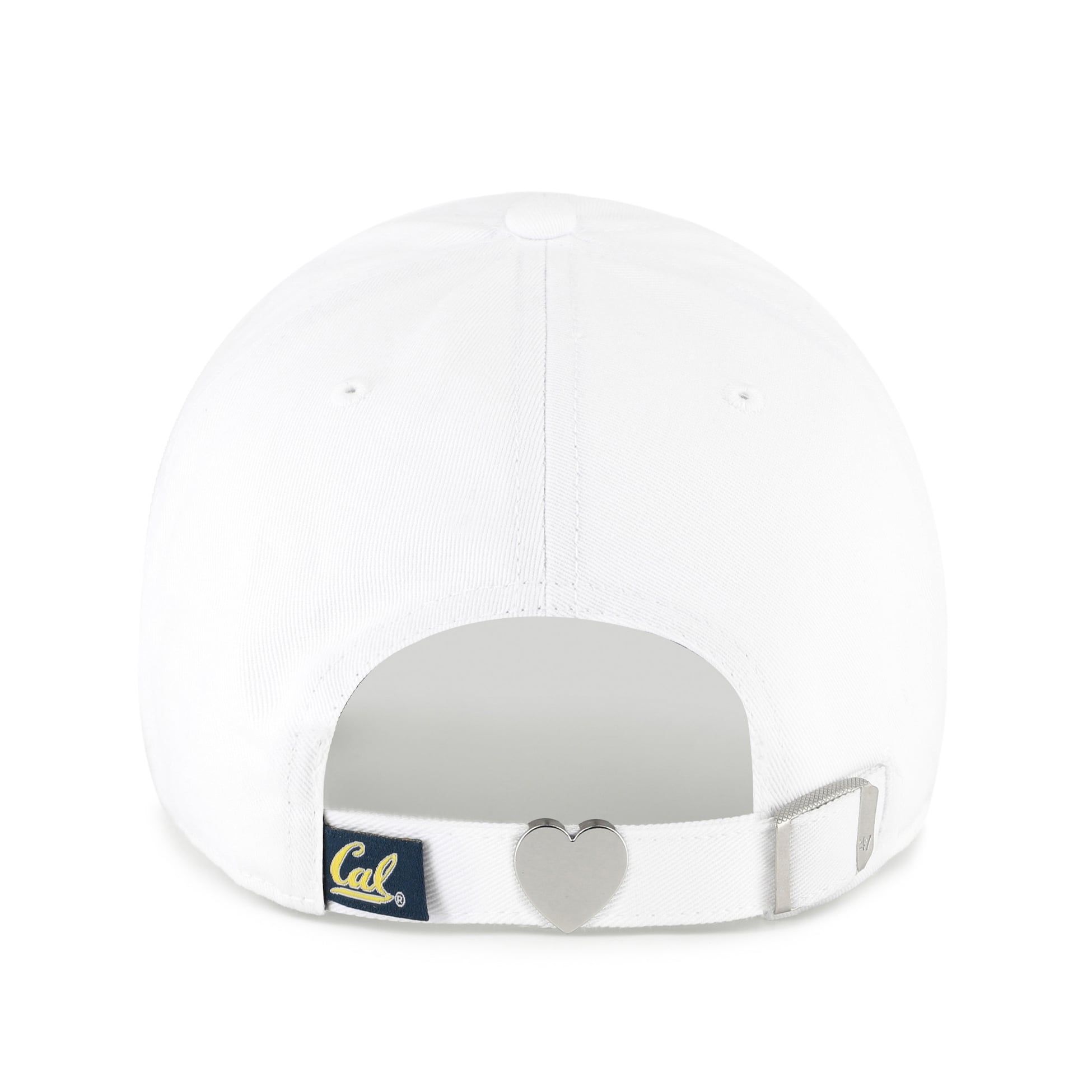 Women's '47 White Cal Bears Trendy Script Clean Up Adjustable Hat