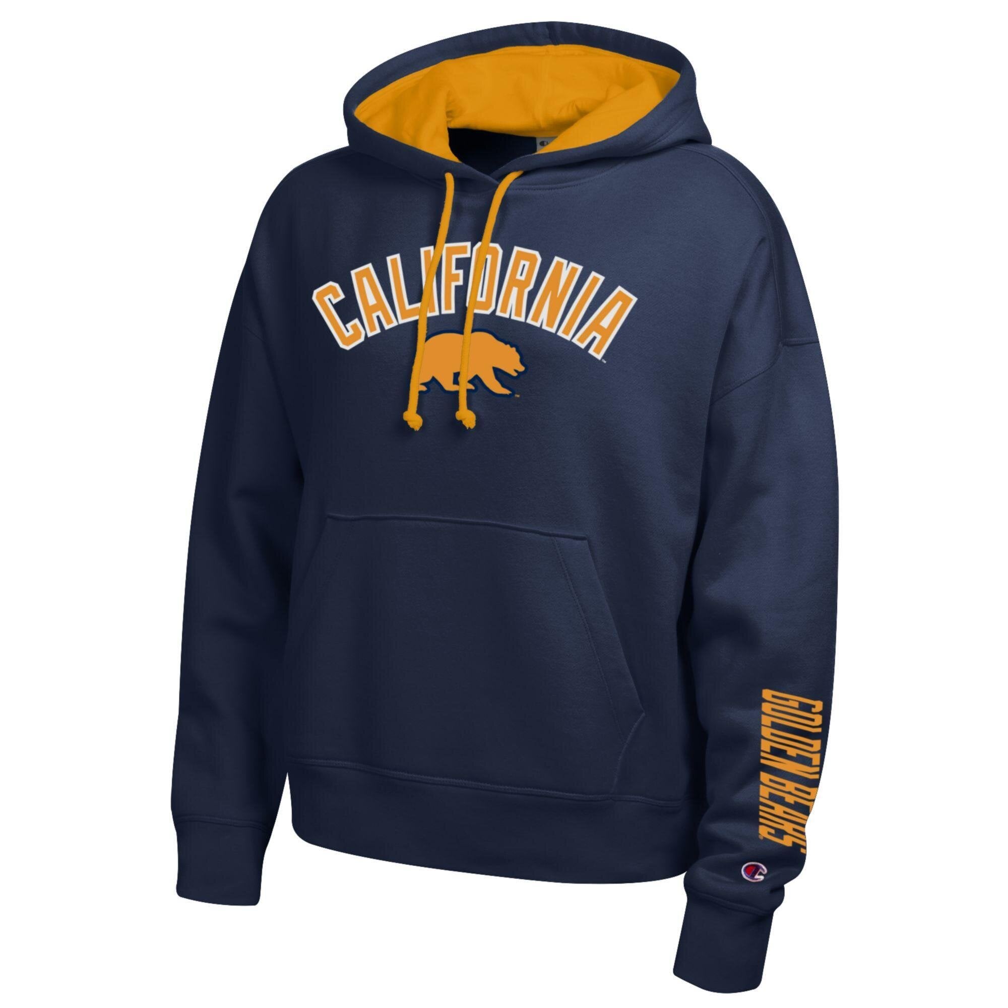 Sweat à capuche bleu marine Champion Cal Bears pour femmes