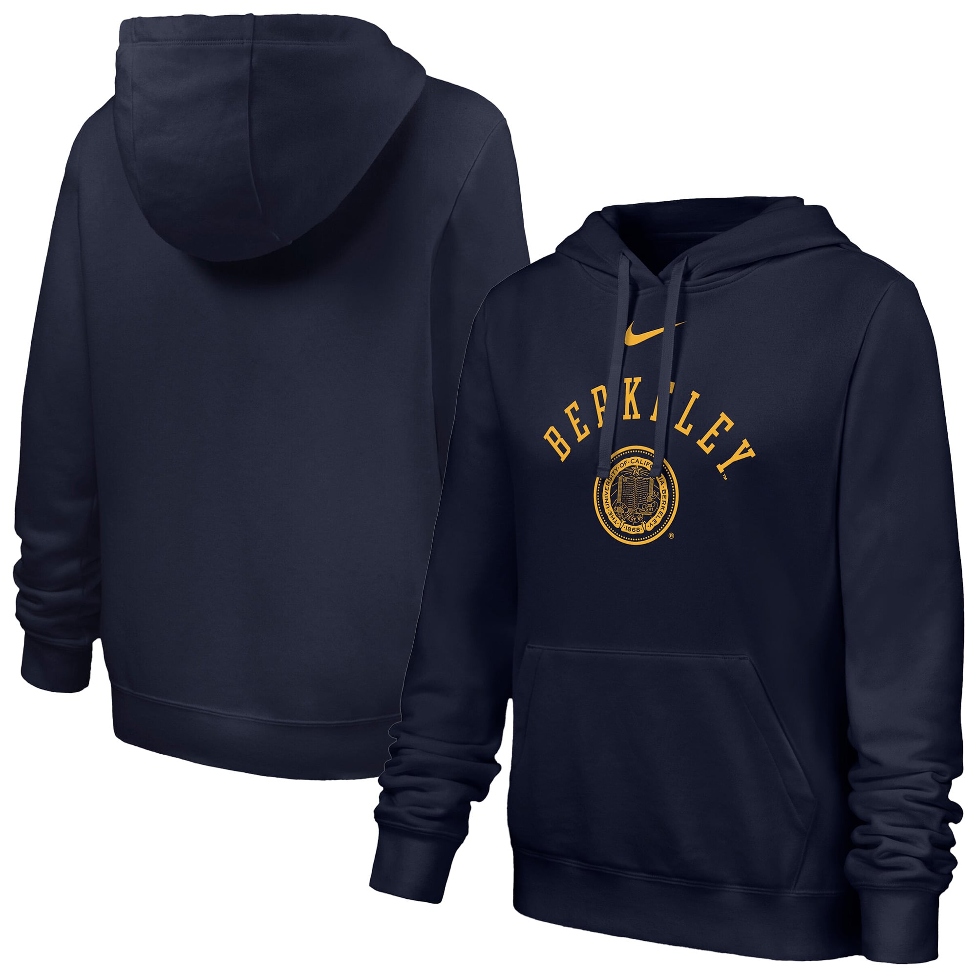 Sweat à capuche polaire Nike bleu marine Cal Bears Club pour femme