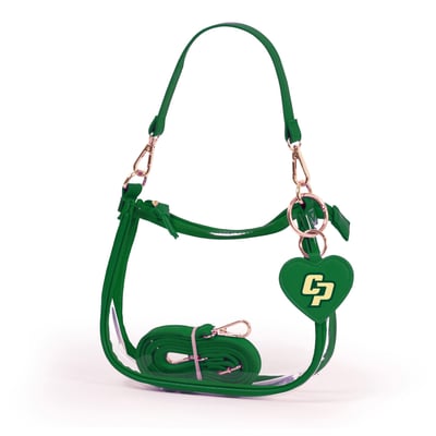 Cal Poly Mustangs Clara Purse with Heart Charm