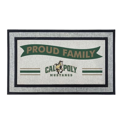 Cal Poly Mustangs Jardine 18" x 30" Proud Family Doormat