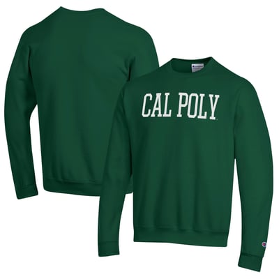 Cal Poly Mustangs Champion Powerblend Sweatshirt - Green