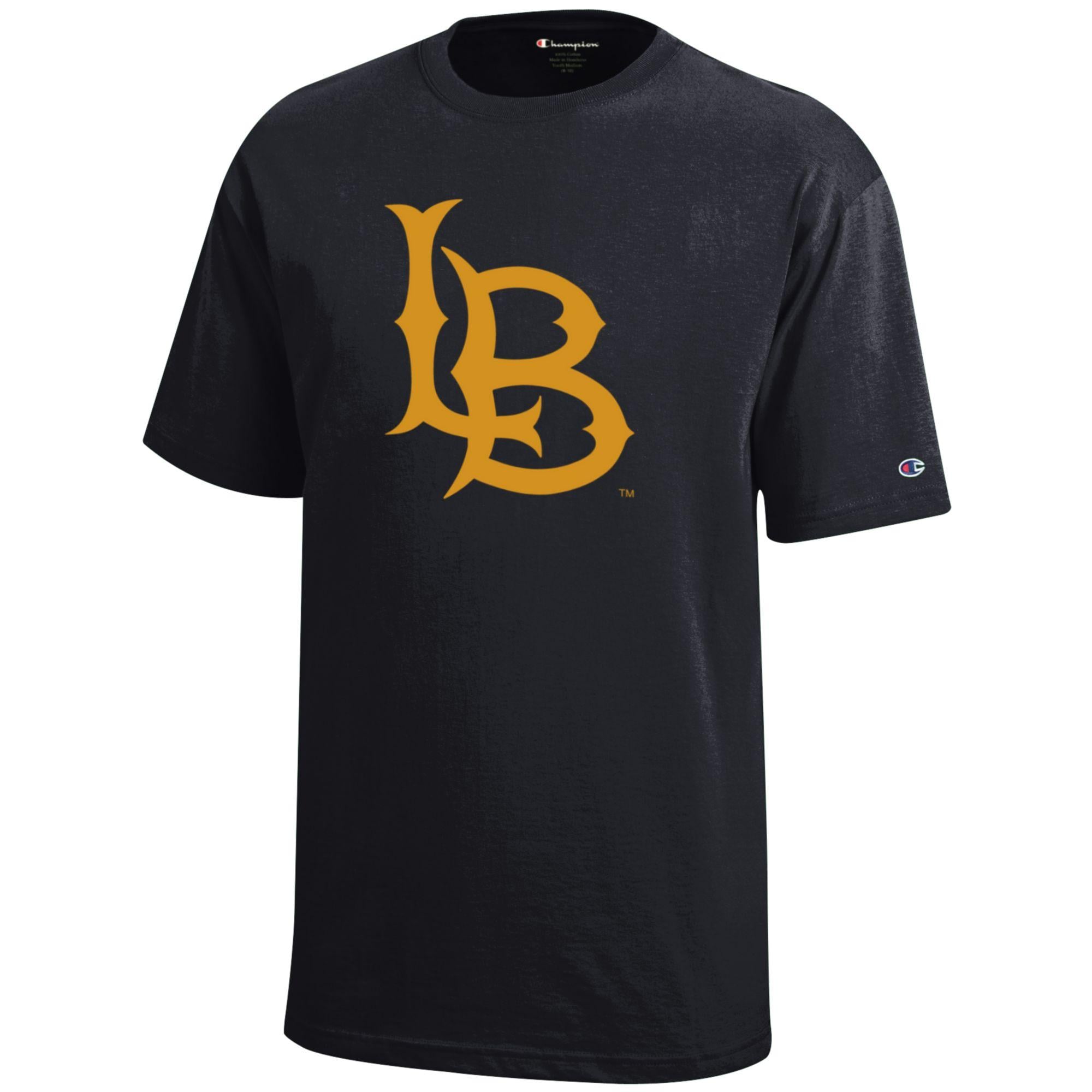 Champion Black Cal State Long Beach The Beach Youth Jersey T-Shirt