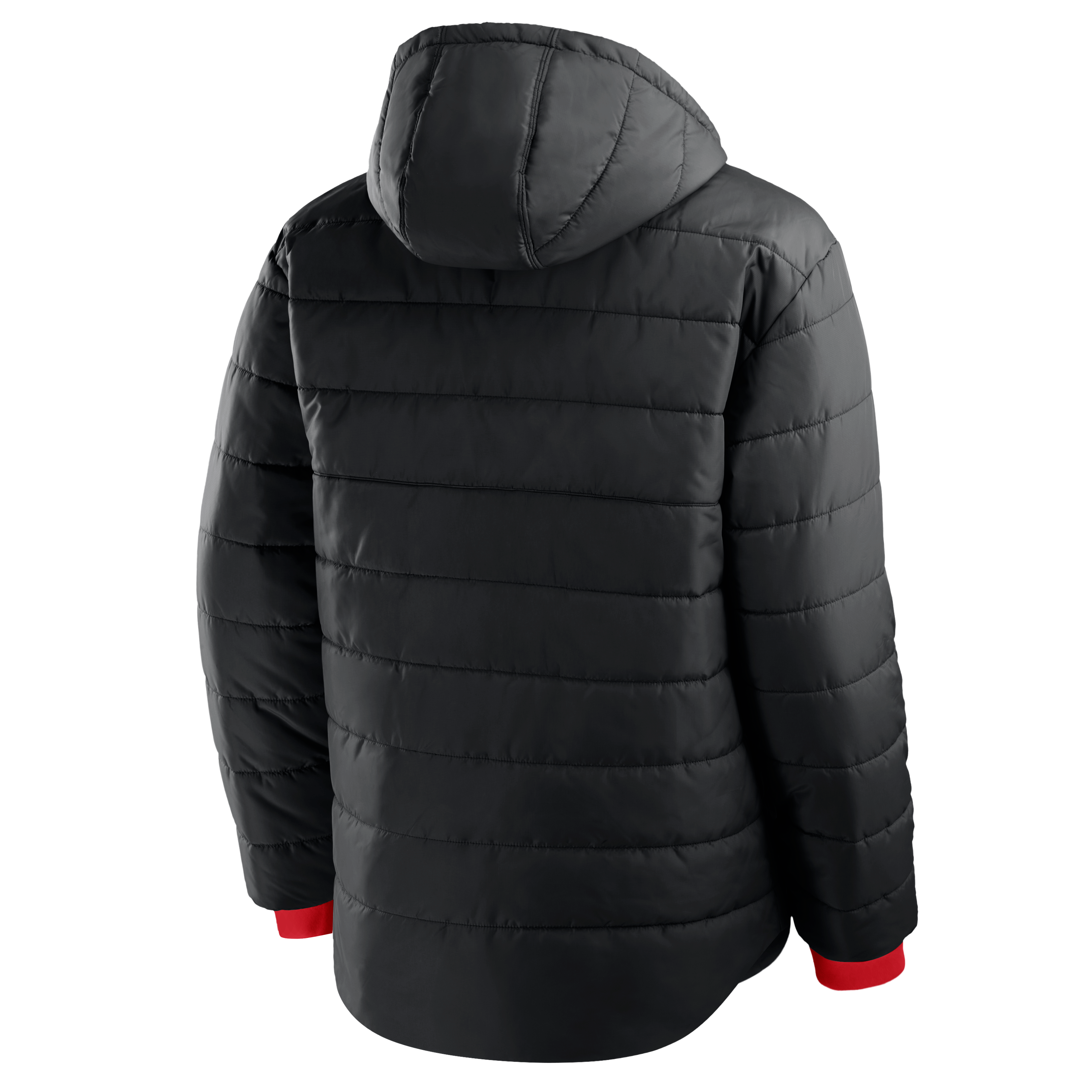 Men's Fanatics Black Calgary Flames Oversized Full-Zip Hooded Jacket