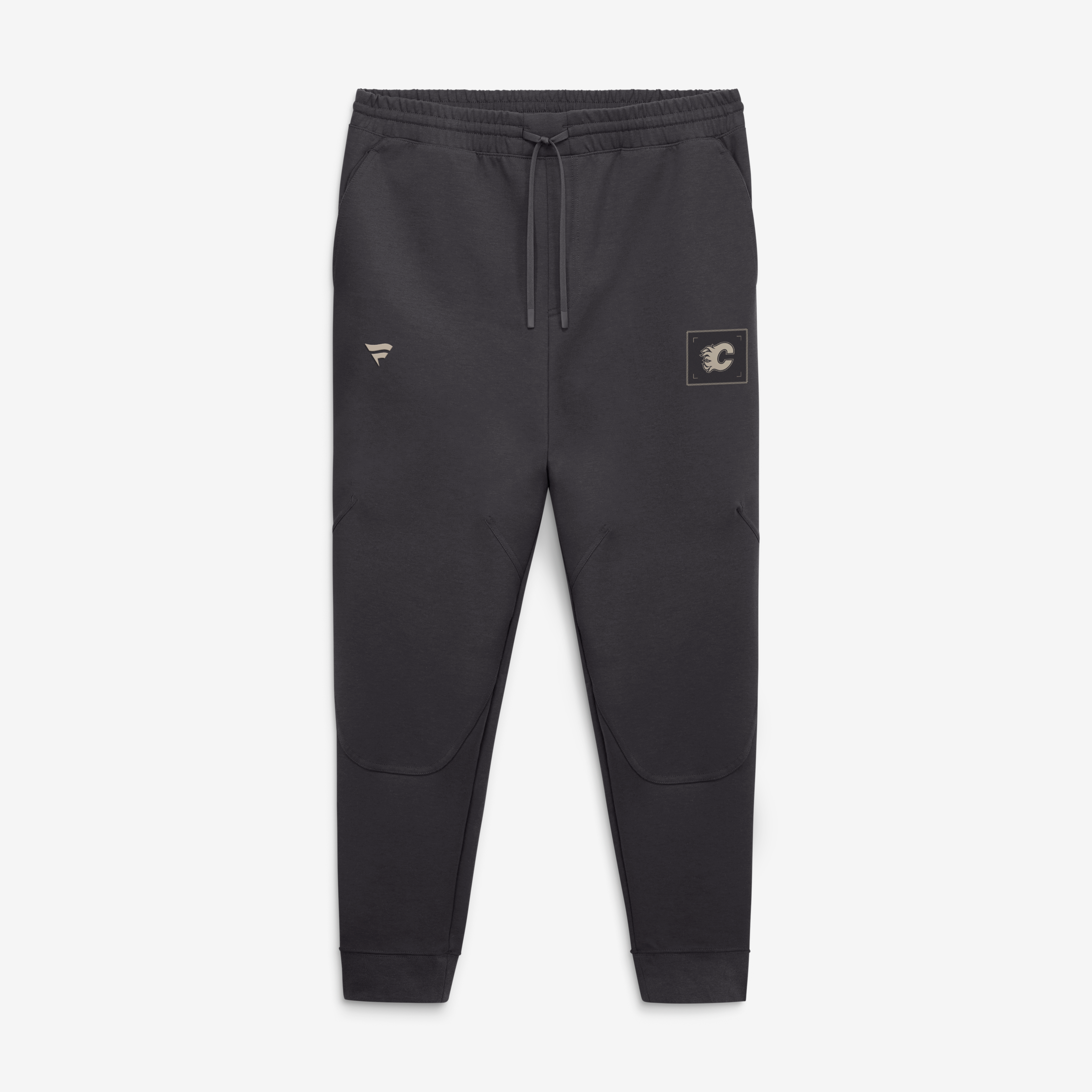 Pantalon de jogging authentique Pro Road Fanatics Charcoal Calgary Flames pour homme