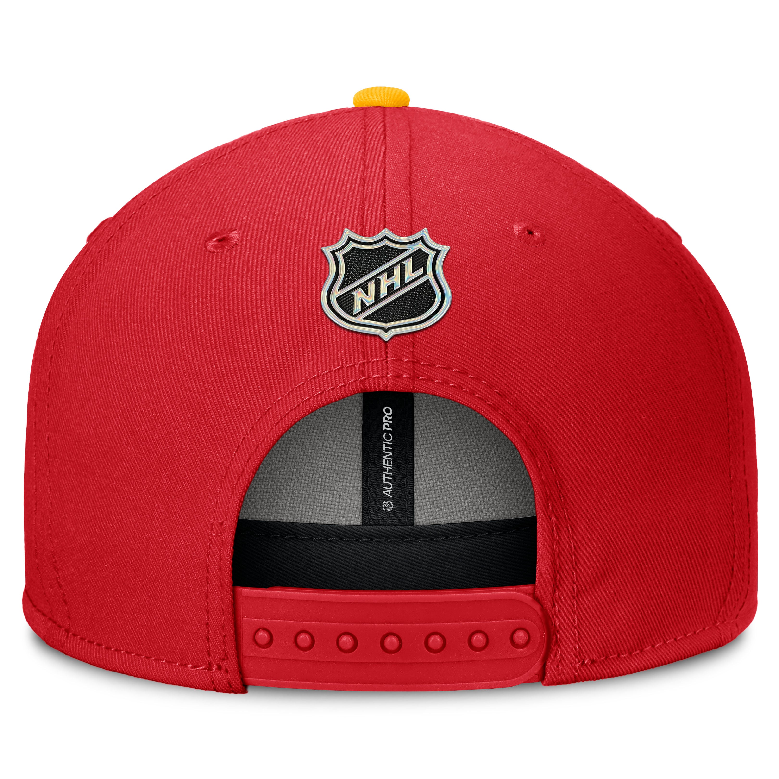 Men's Fanatics Red Calgary Flames Authentic Pro Rink Snapback Hat