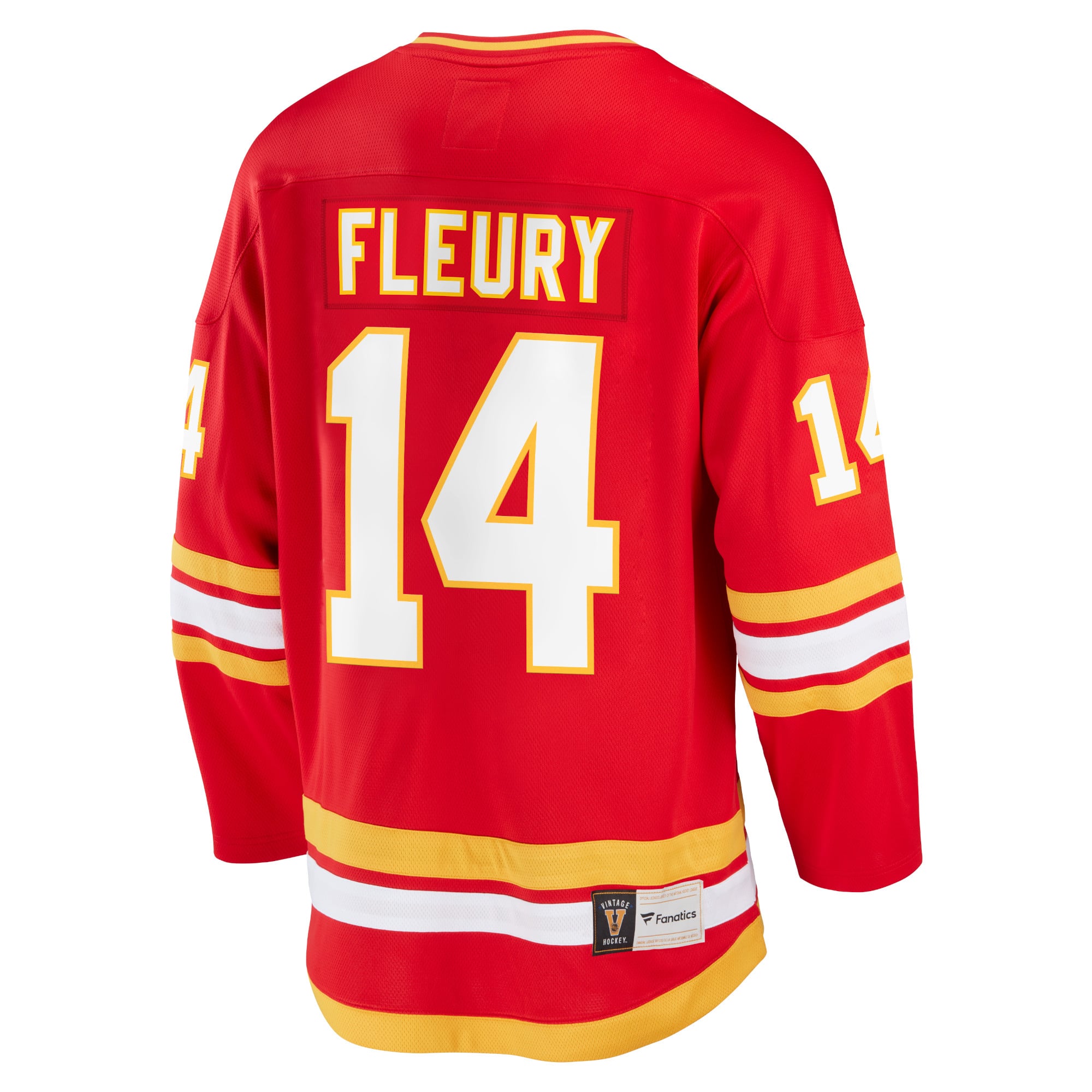 Men's Fanatics Theoren Fluery Red Calgary Flames Premier Breakaway Retired Player - Jersey