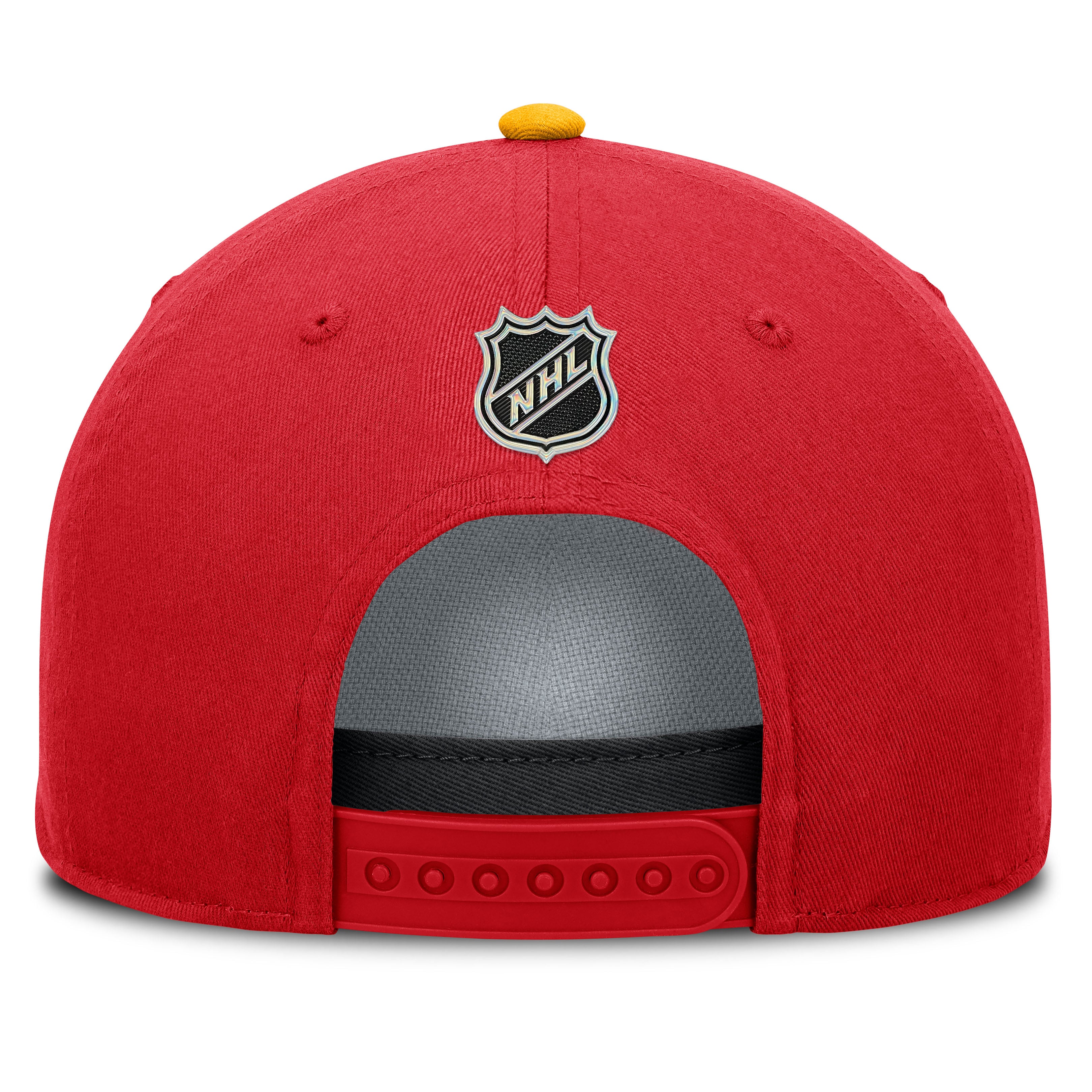 Men's Fanatics Yellow Calgary Flames Authentic Pro Rink A-Frame Adjustable Hat