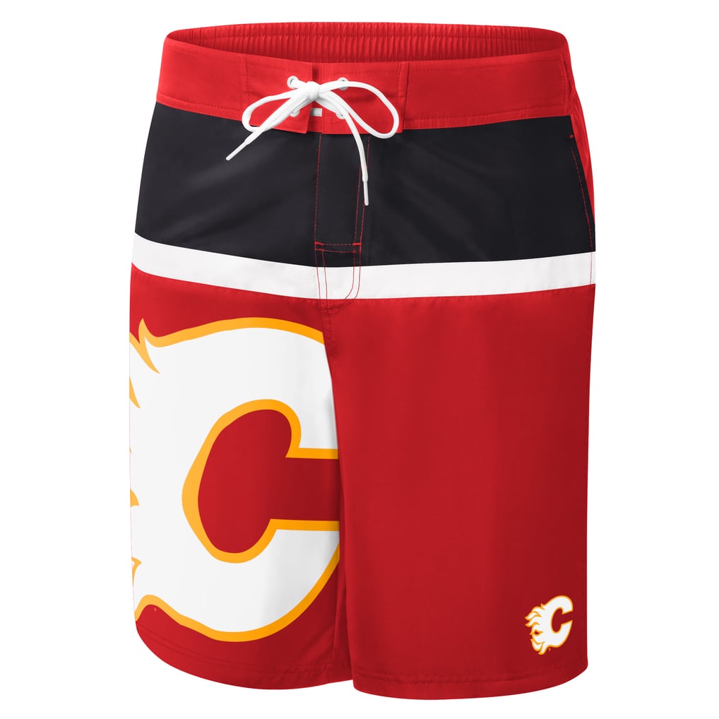 Calgary Flames G-III Sports by Carl Banks Sea Wind - Swim Trunks - Red