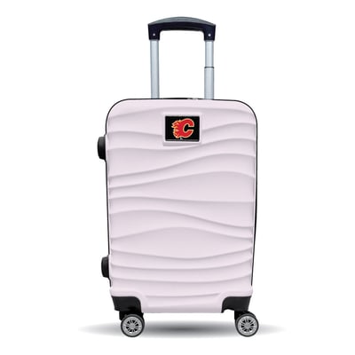 Calgary Flames MOJO Pink Color Blitz Carry-On Hardcase Spinner Luggage
