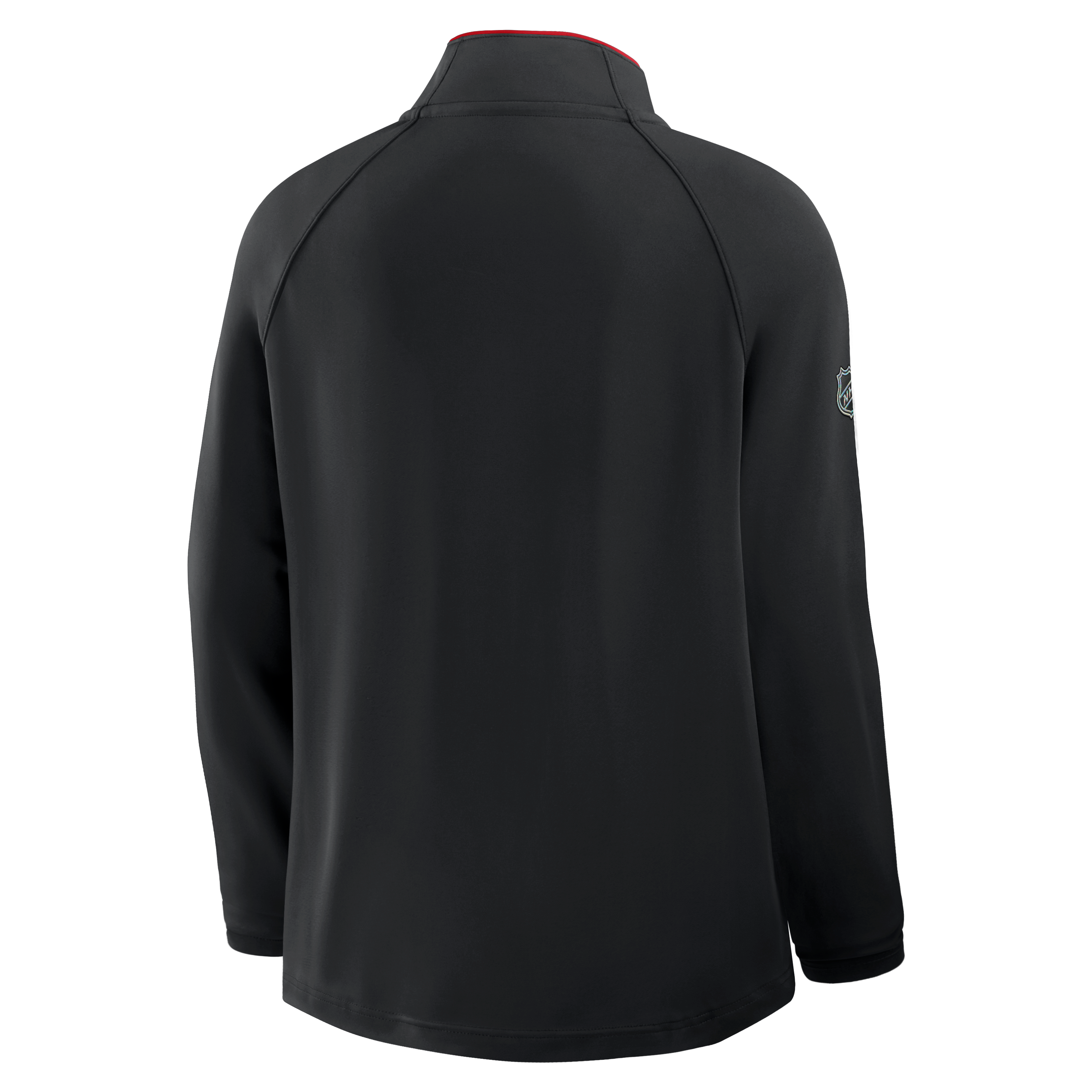 Women's Fanatics Black Calgary Flames Authentic Pro Rink Lightweight Quarter-Zip Pullover