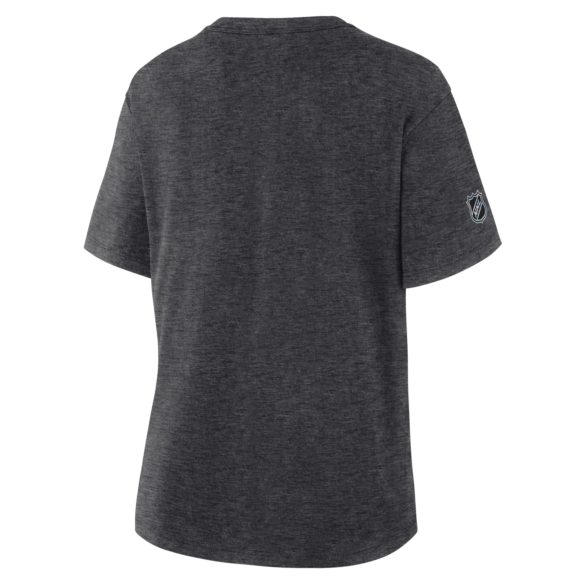 T-shirt authentique professionnel Fanatics pour femmes, couleur anthracite, des Flames de Calgary