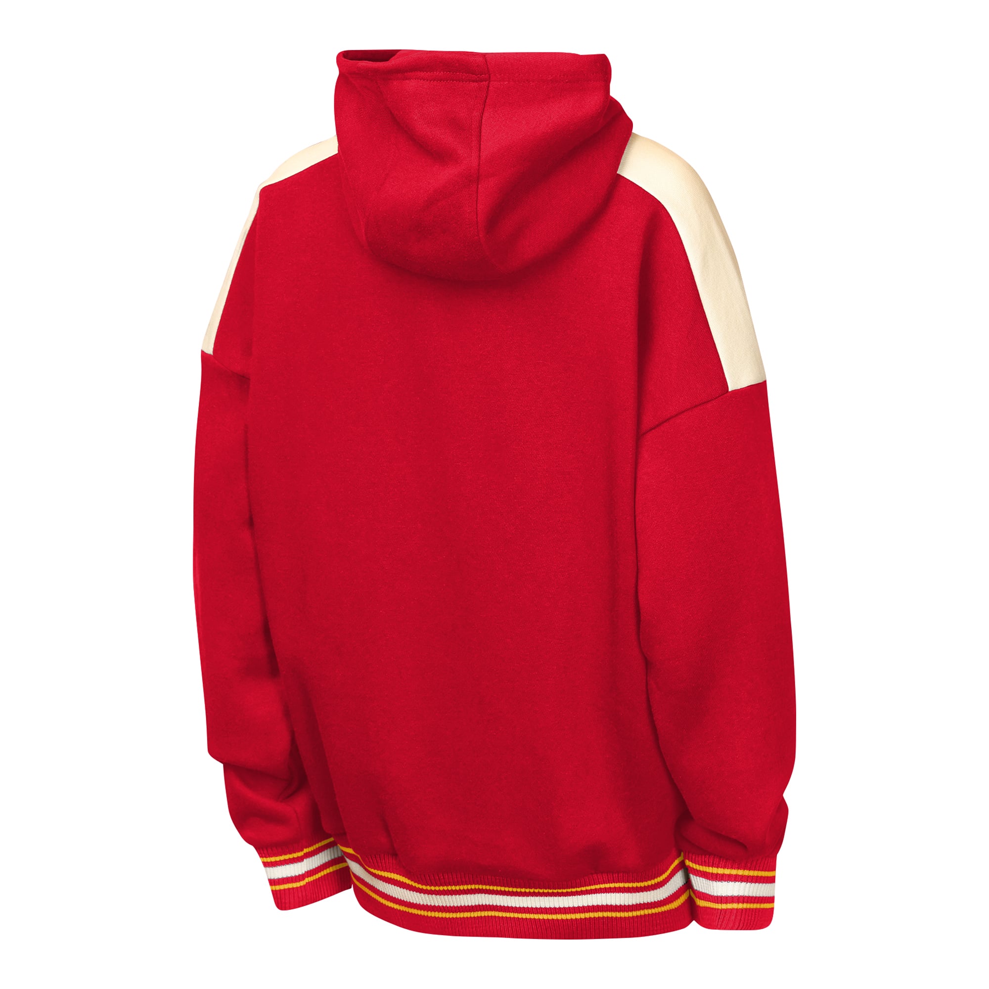 Youth Outerstuff  Red Calgary Flames Camaraderie Oversized Fleece Hoodie