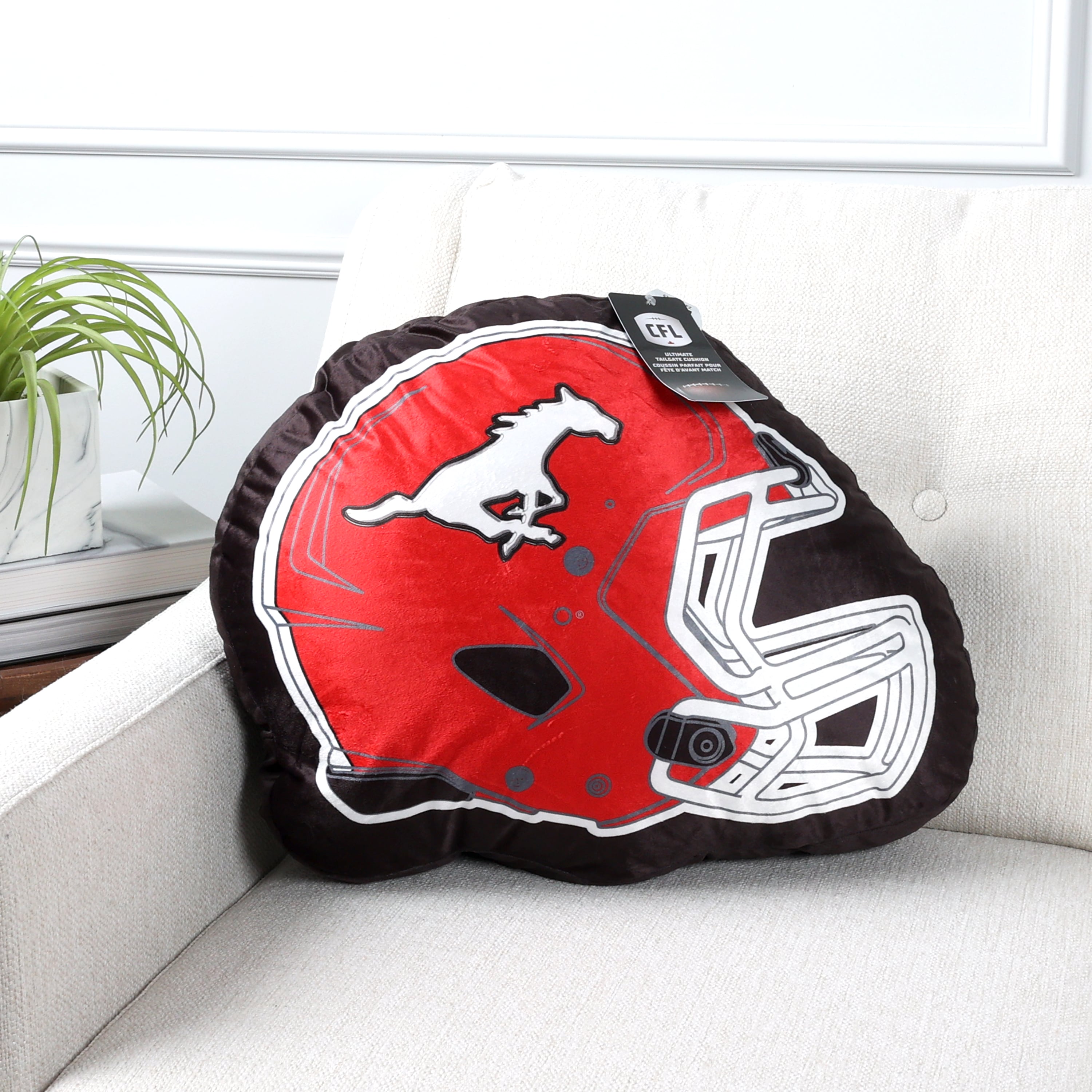 Coussin de casque des Stampeders de Calgary