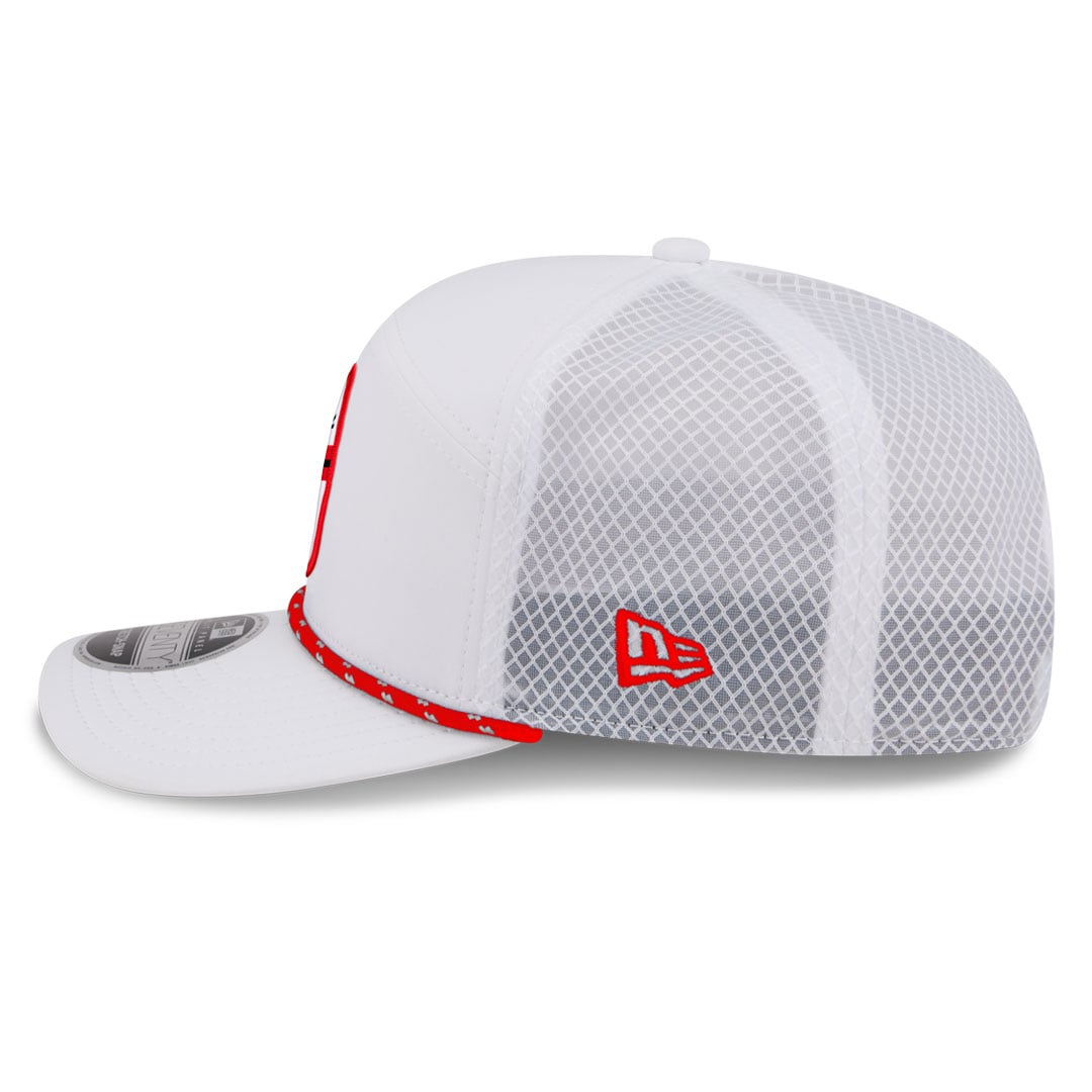 Men's New Era White Calgary Stampeders 2026 Sideline Rope 9SEVETNTY Adjustable Hat