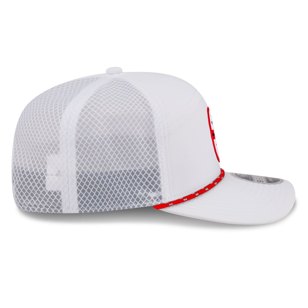 Men's New Era White Calgary Stampeders 2026 Sideline Rope 9SEVETNTY Adjustable Hat