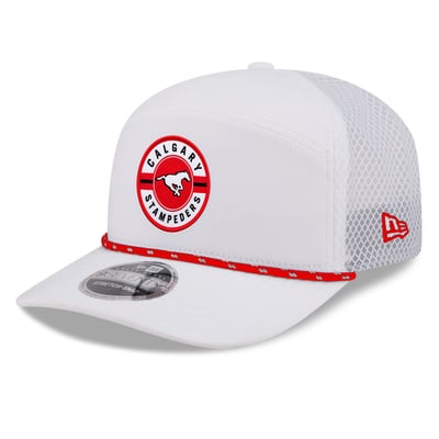 Casquette ajustable Calgary Stampeders New Era 2026 Sideline Rope 9SEVETNTY - Blanche
