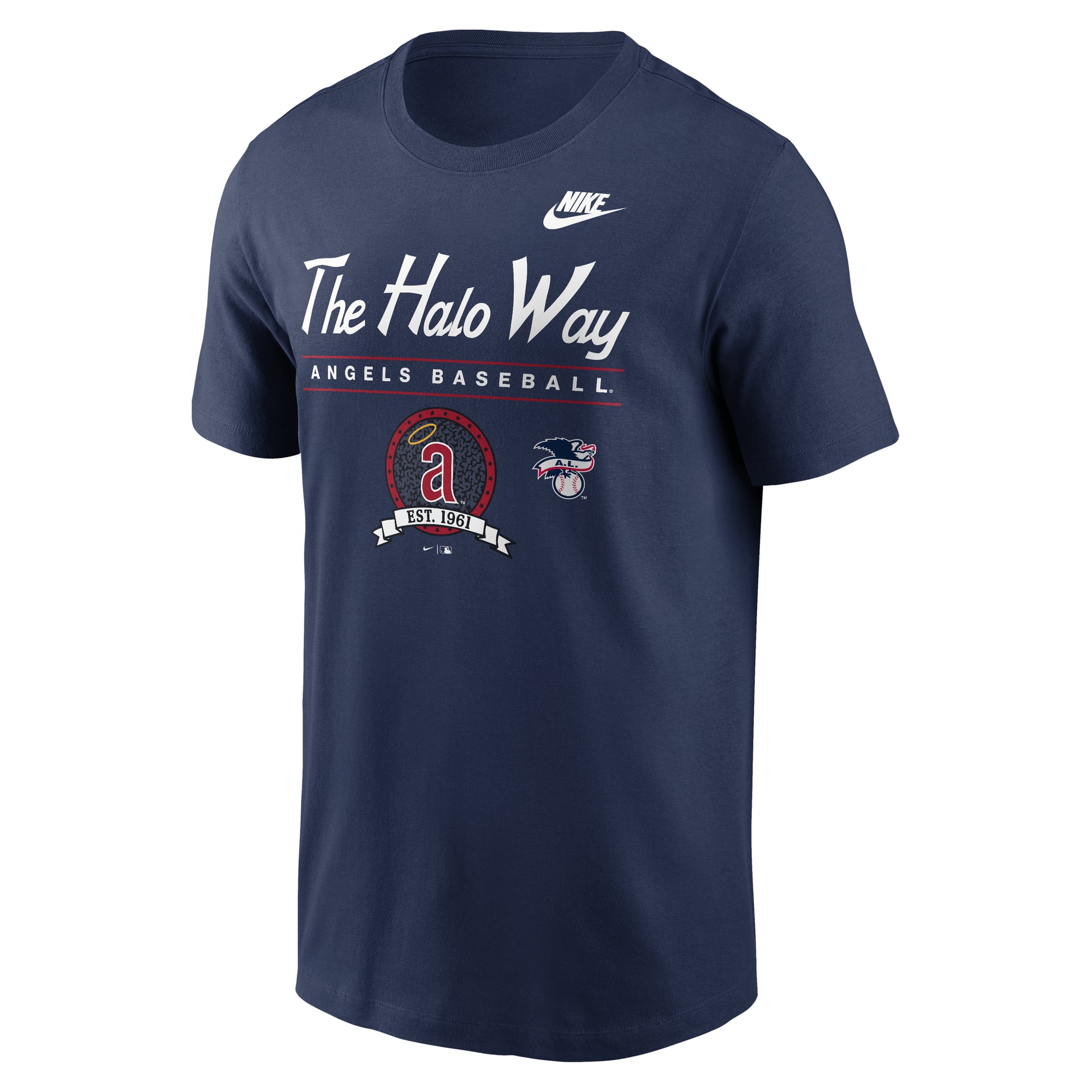 Men's Nike Navy California Angels Cooperstown Graphic T-Shirt