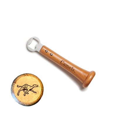 Campbell Fighting Camels Jardine Baseball BBQ Pickoff Bottle Opener