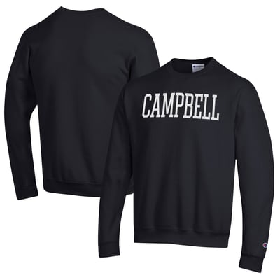 Campbell Fighting Camels Champion Powerblend Sweatshirt - Black