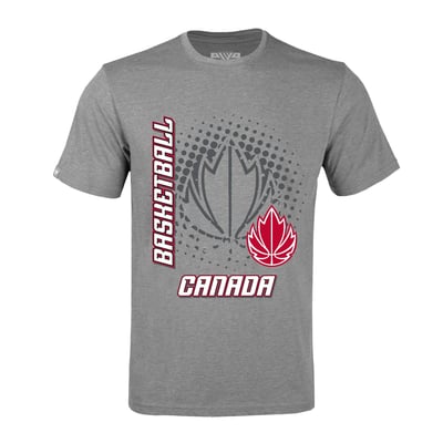 T-shirt Canada Basketball Levelwear Burst - Gris