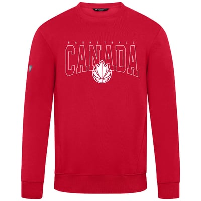 Sweat-shirt polaire Canada Basketball Levelwear Textbook - Rouge