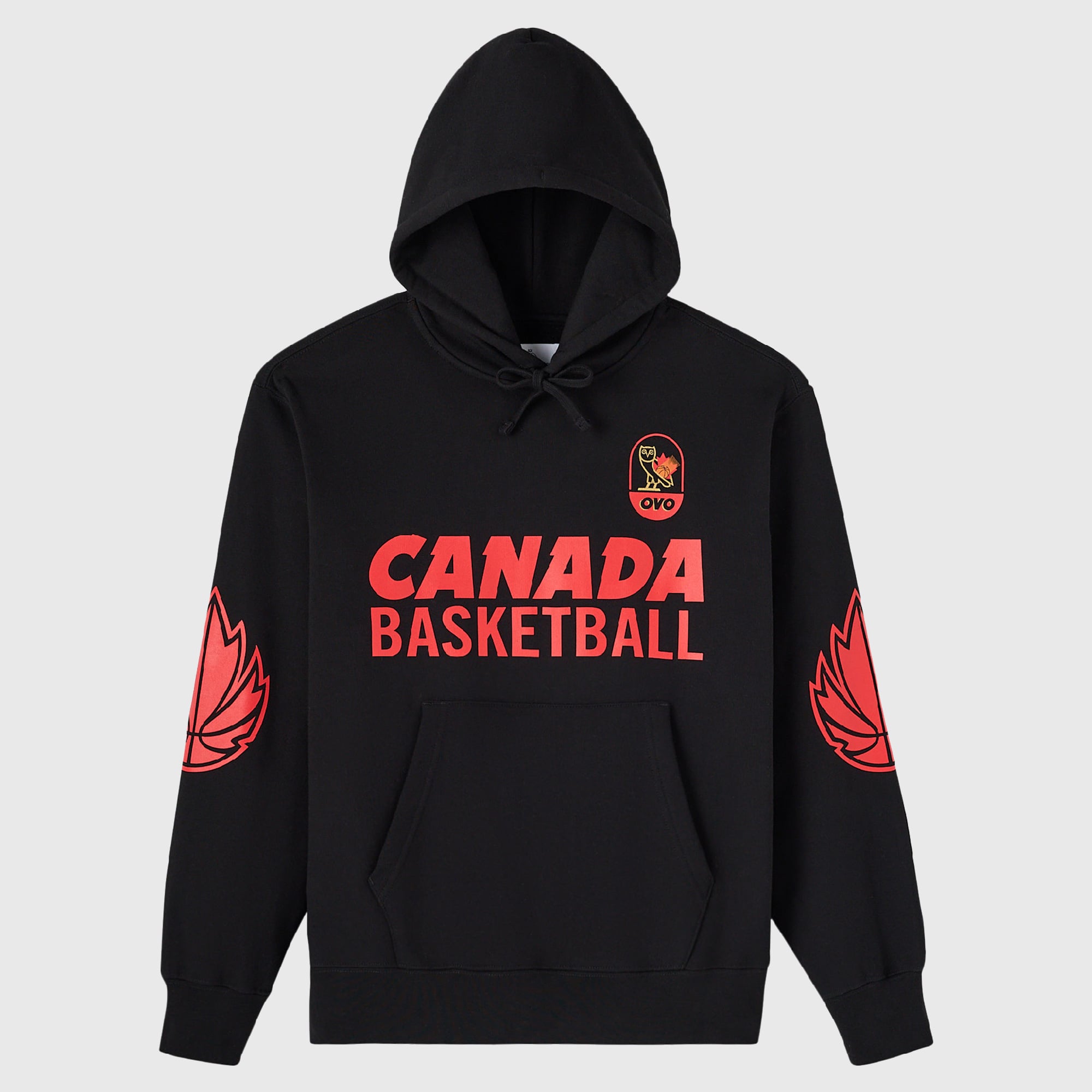 Men's OVO Gray Canada Basketball Hoodie