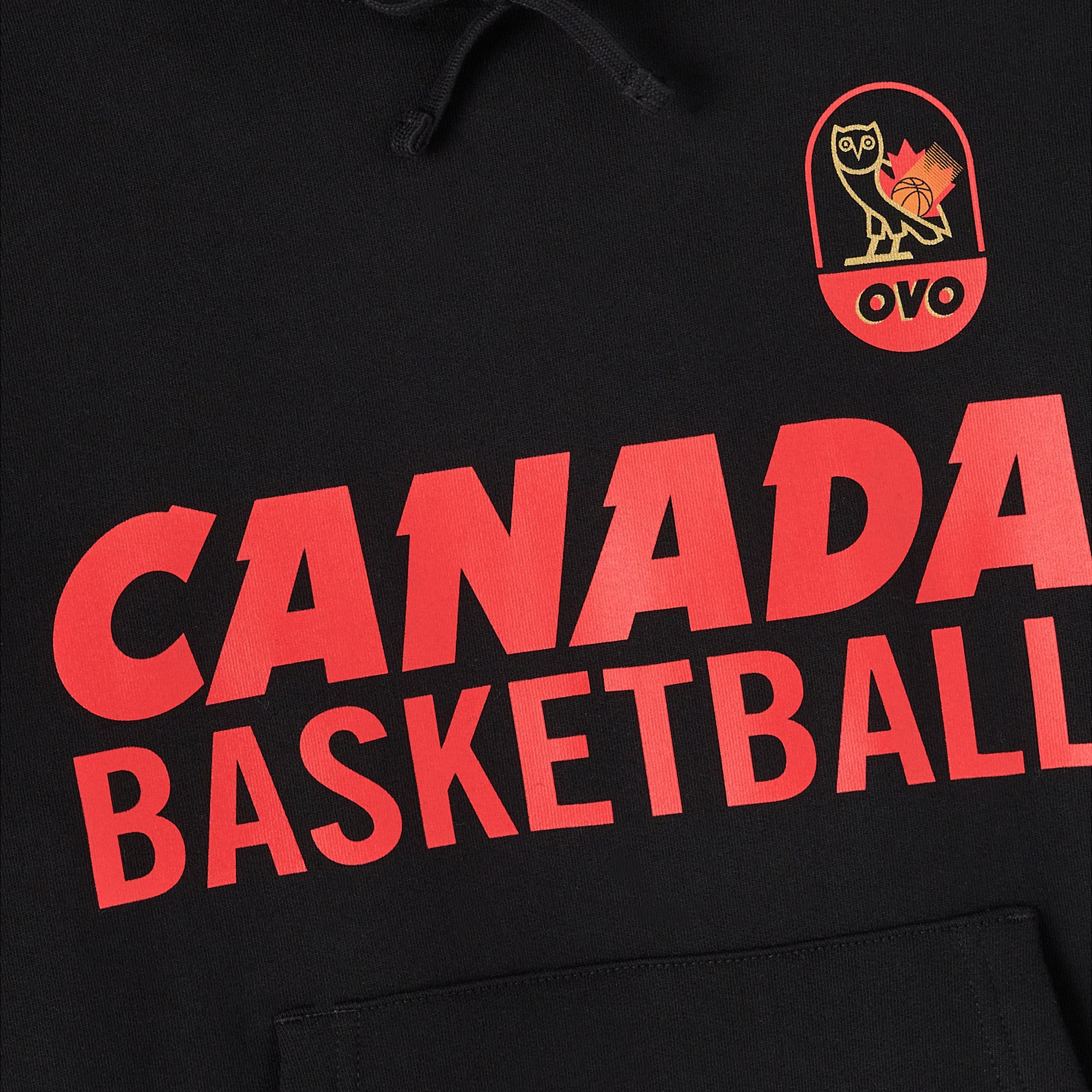Men's OVO Gray Canada Basketball Hoodie