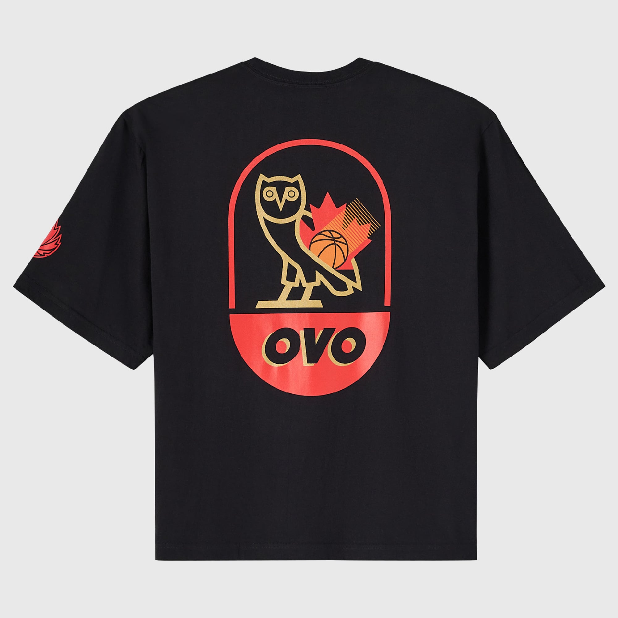Men's OVO Gray Canada Basketball T-Shirt