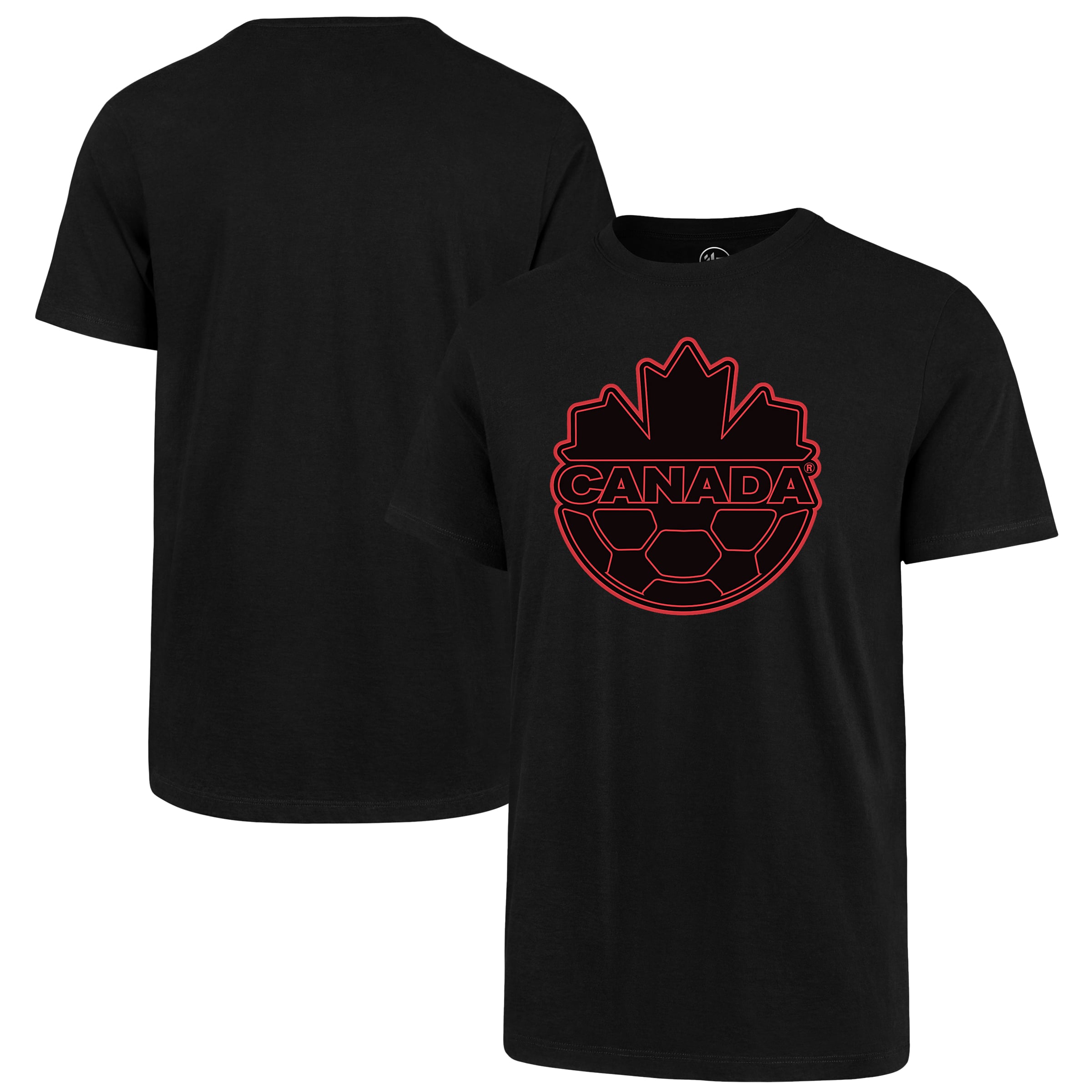 Men's '47 Black Canada Soccer Tonal T-Shirt