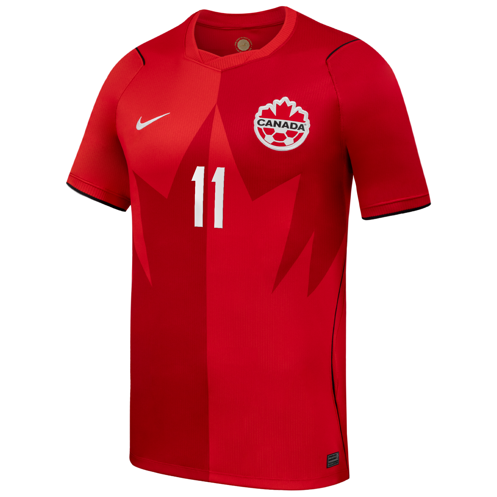Men's Nike Ali Ahmed Red Canada Soccer 2026 Home Stadium Replica Jersey