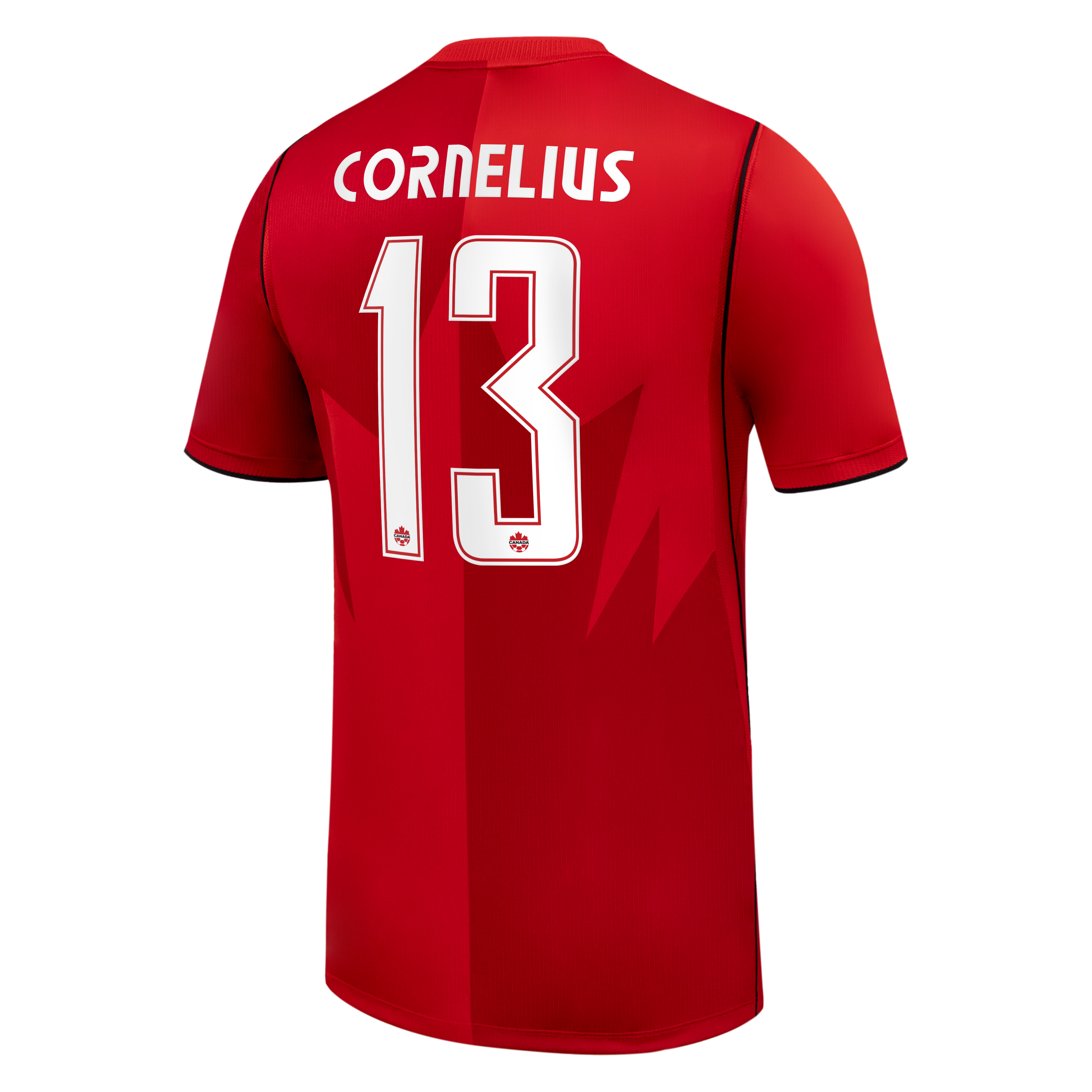 Men's Nike Derek Cornelius Red Canada Soccer 2026 Home Stadium Replica Jersey