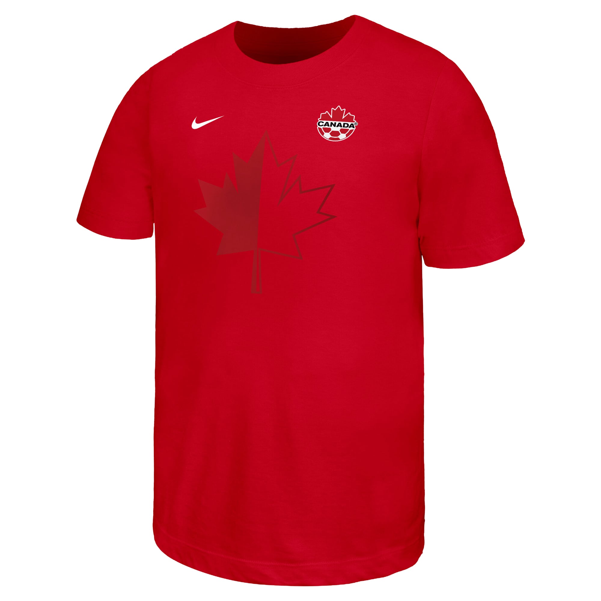 Youth Nike  Red Canada Soccer Core T-Shirt
