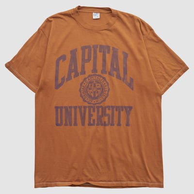 Capital University Comets Velva Sheen 90s T-shirt - Clay - L by Fanatics Real Vintage