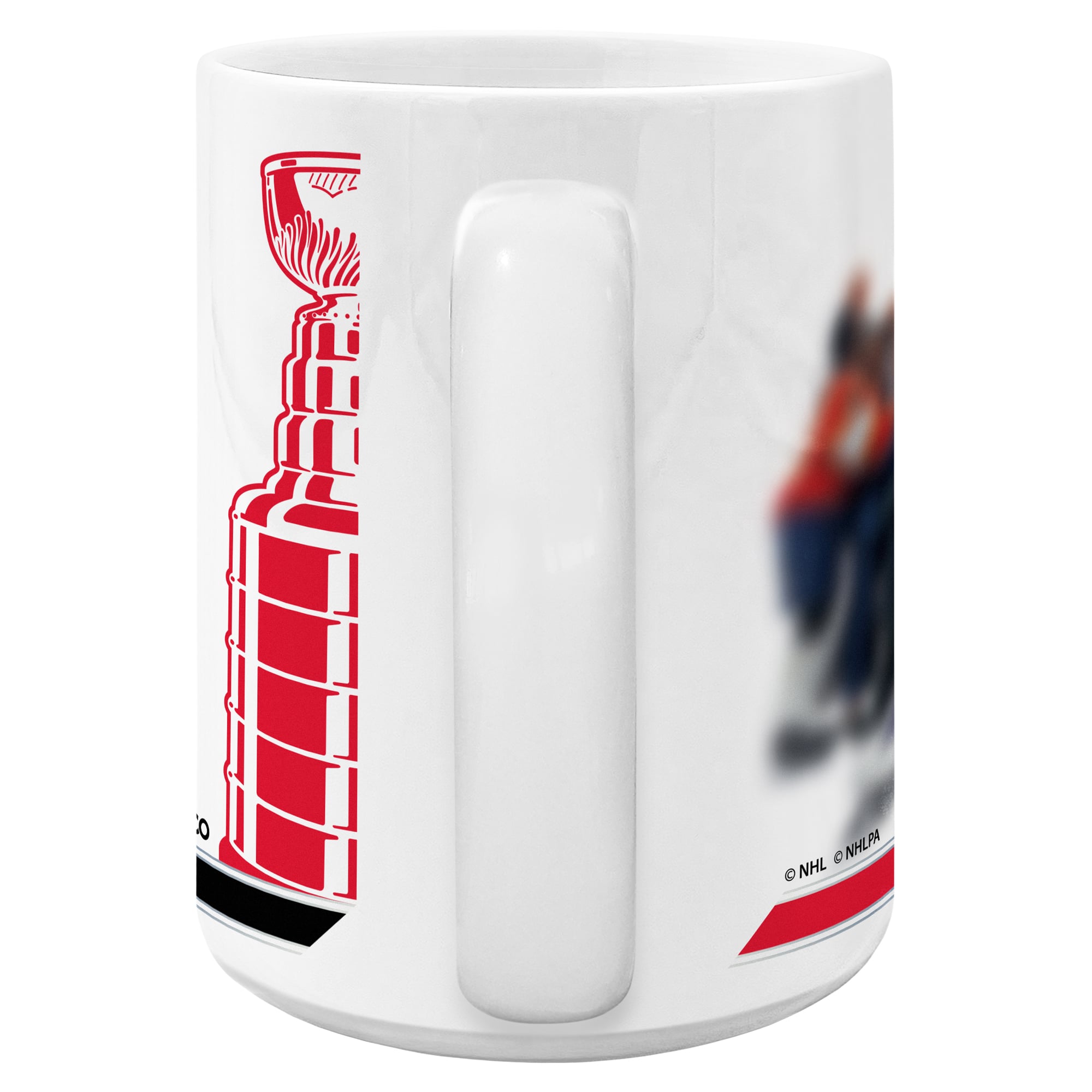 Mug à café 44 cl (15 oz) avec photo de l'équipe des Hurricanes de la Caroline, champions de la Coupe Stanley 2026