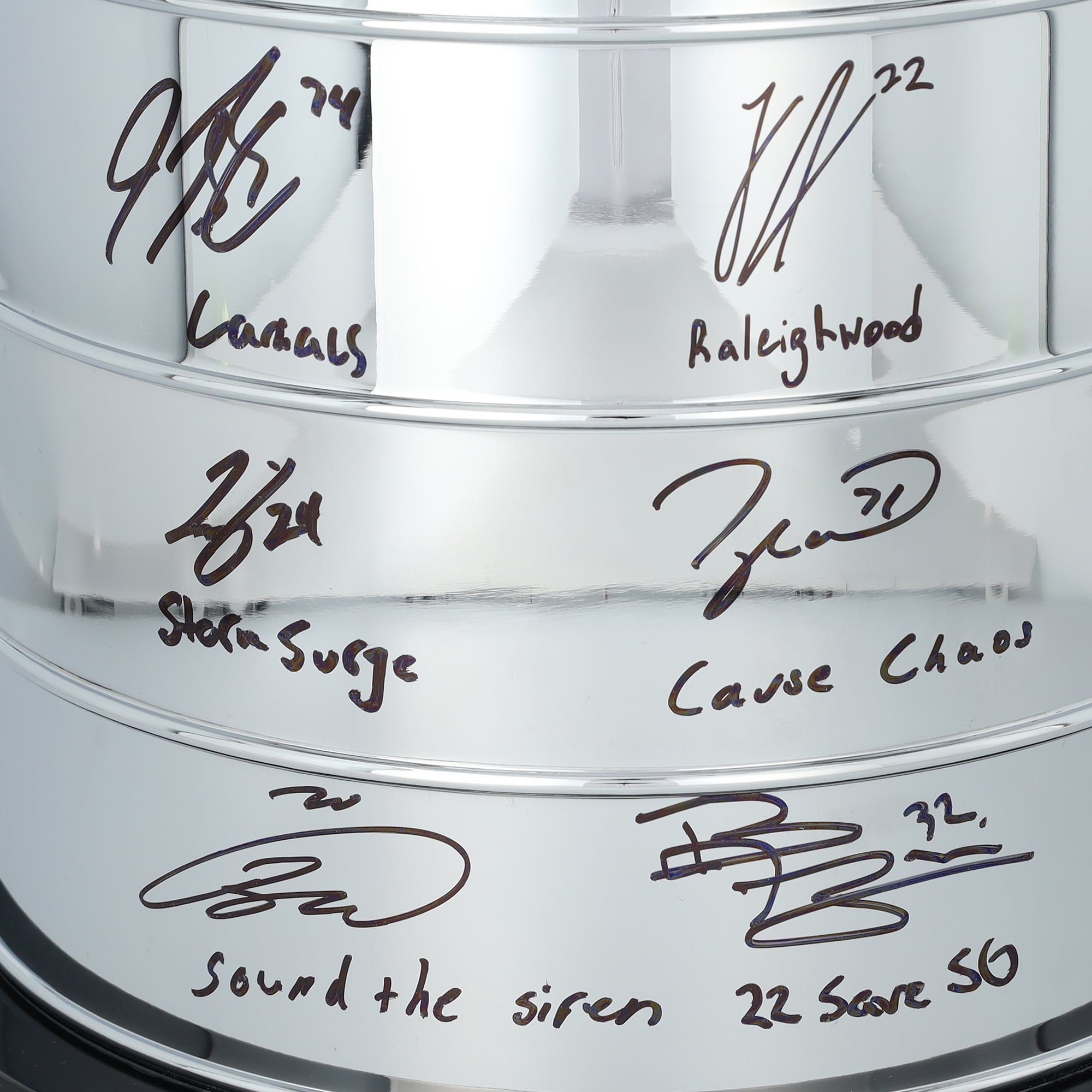 Carolina Hurricanes Autographed 2026 Stanley Cup Champions 2' Replica Stanley Cup with Multiple Signatures and Inscriptions - Limited Edition of 25